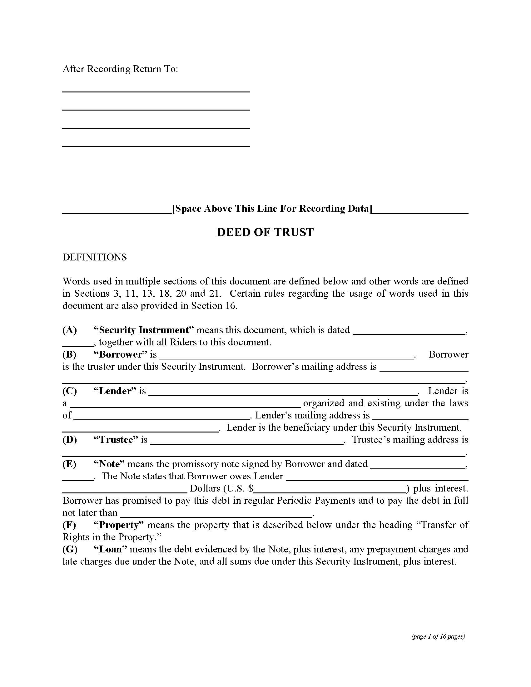 Trustee Deed | Pdf Fpdf Docx | Arizona