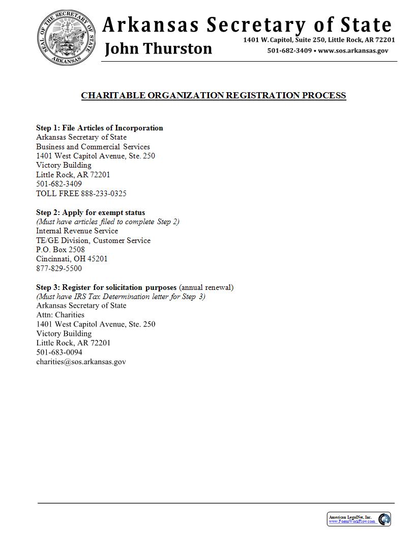 Articles Of Incorporation {NPD-01} | Pdf Fpdf Docx | Arkansas