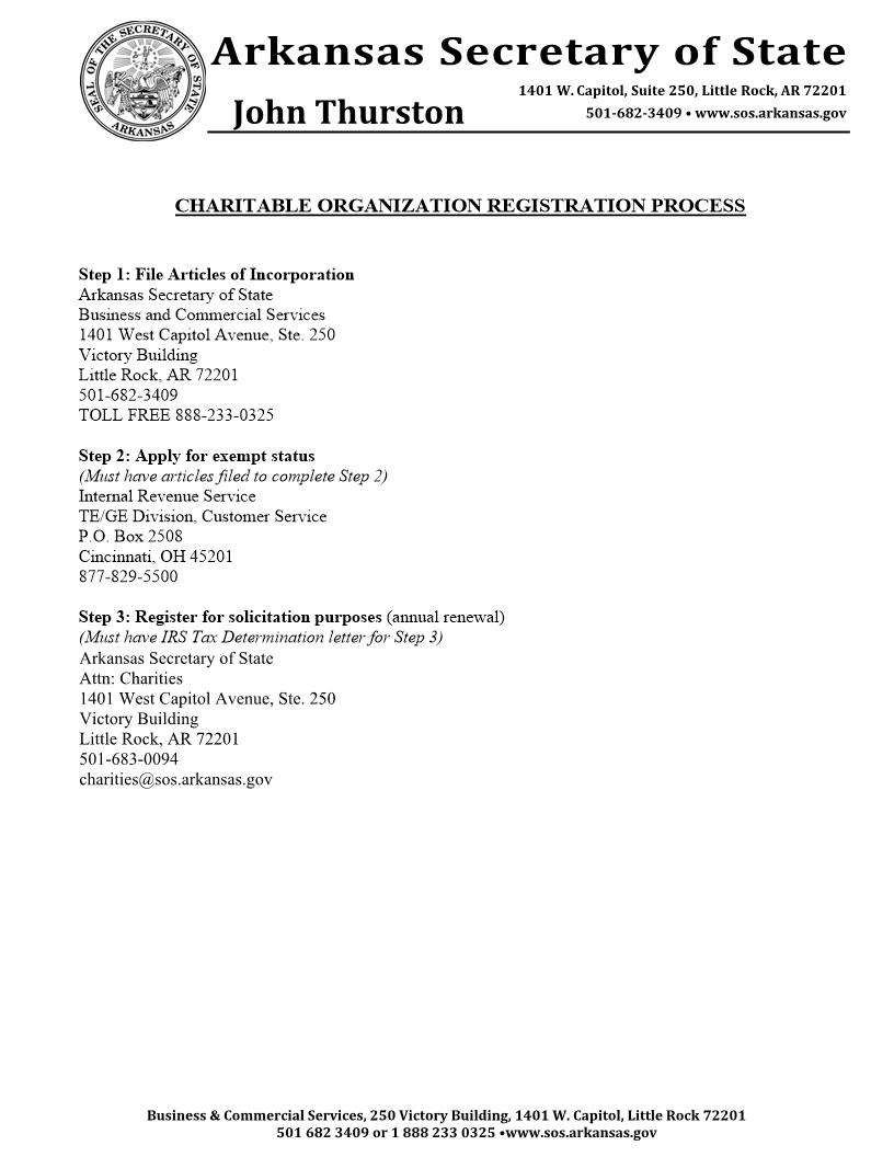 Articles Of Incorporation Domestic Nonprofit {NPD-01-501} | Pdf Fpdf Docx | Arkansas