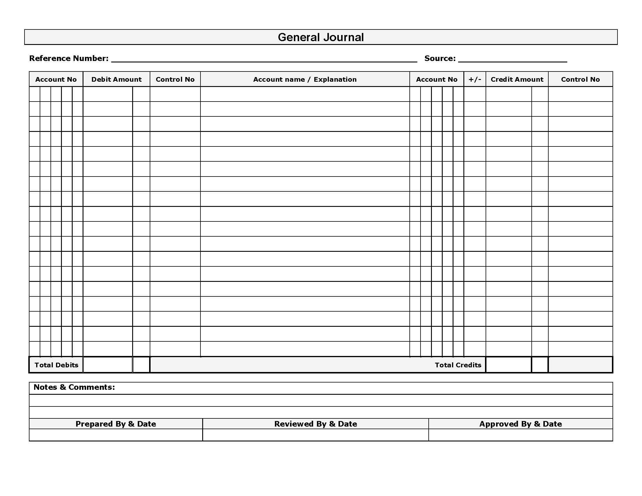 General Journal | Pdf Fpdf Docx | Business Forms