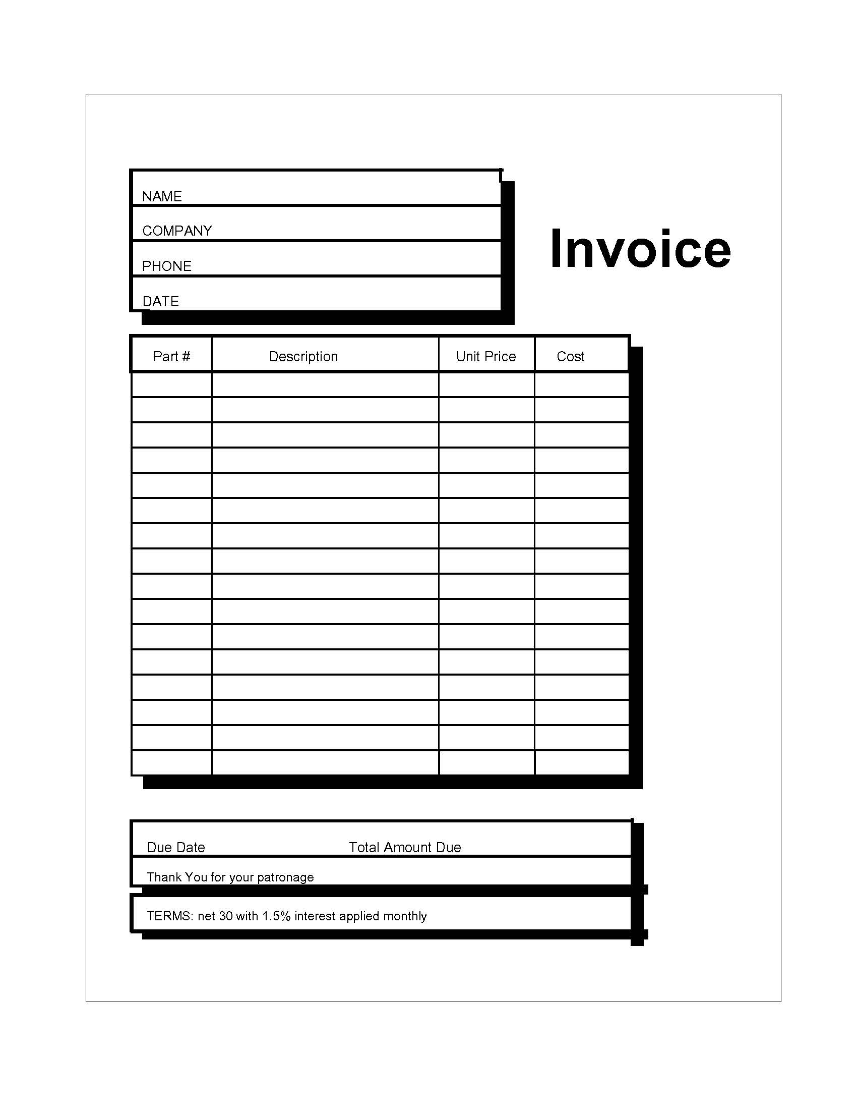 Invoice 2 | Pdf Fpdf Doc Docx | Business Forms