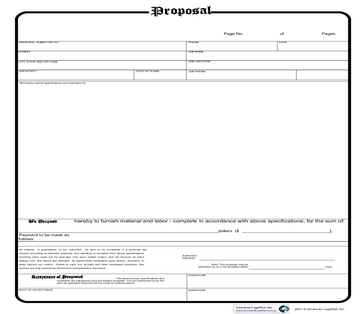 Proposal | Pdf Fpdf Doc Docx | Business Forms