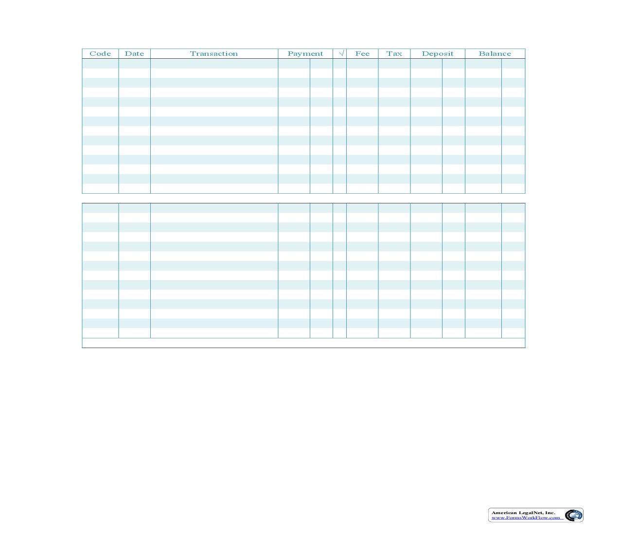 Check Register | Pdf Fpdf Doc Docx | Business Forms