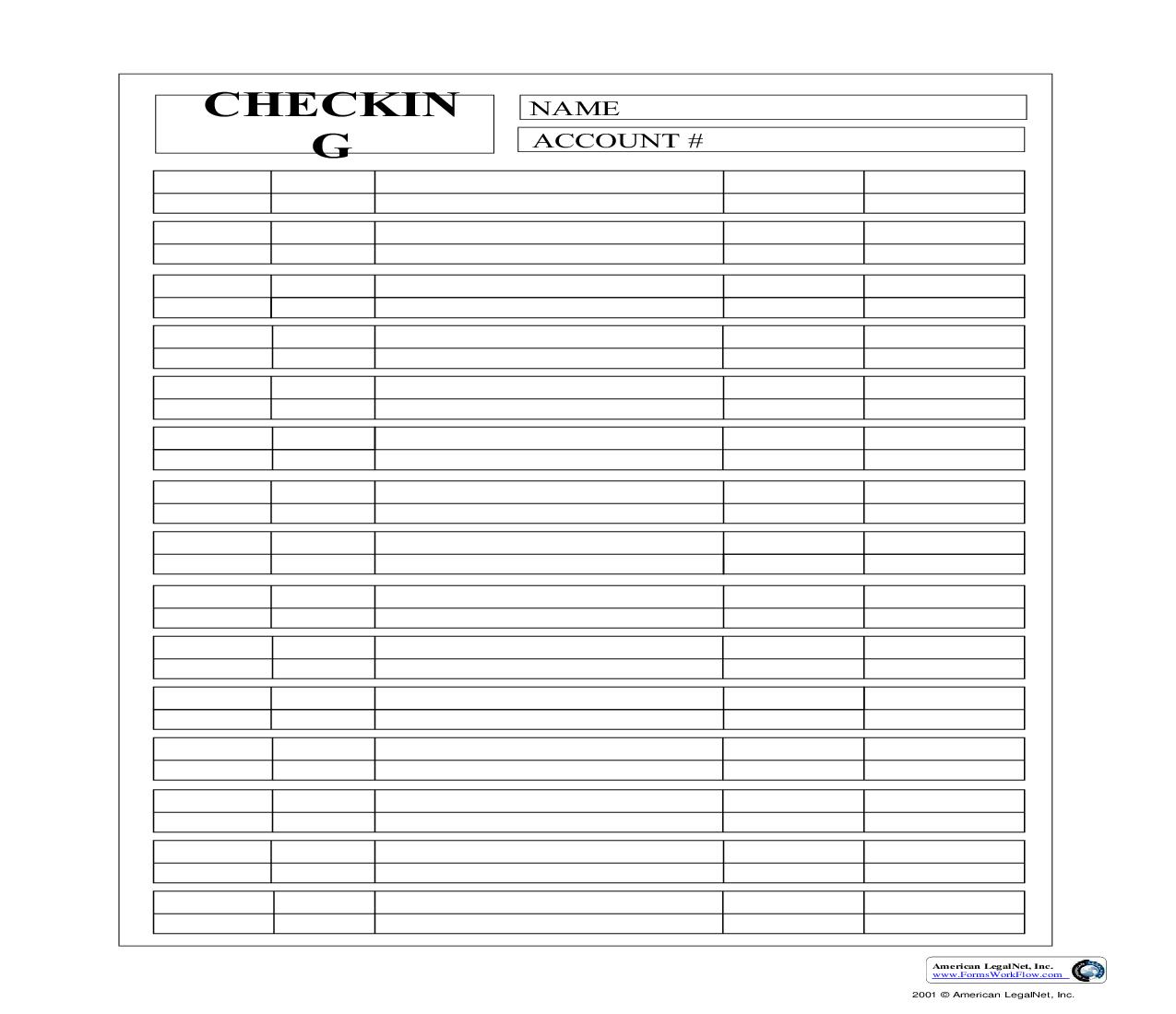 Checking | Pdf Fpdf Doc Docx | Business Forms