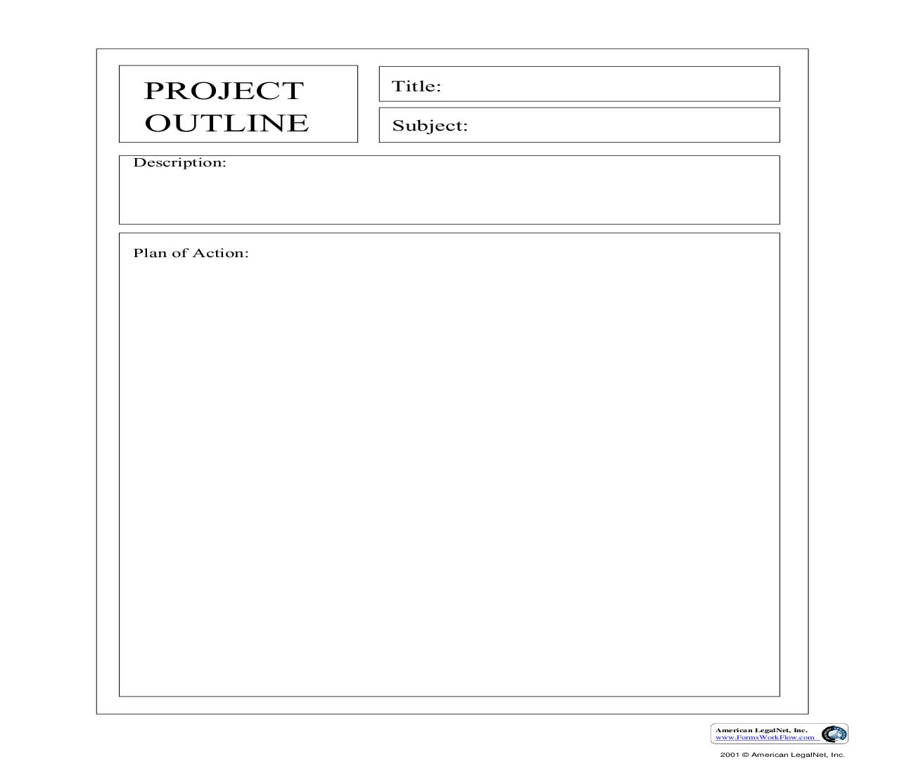 Project Outline | Pdf Fpdf Doc Docx | Business Forms
