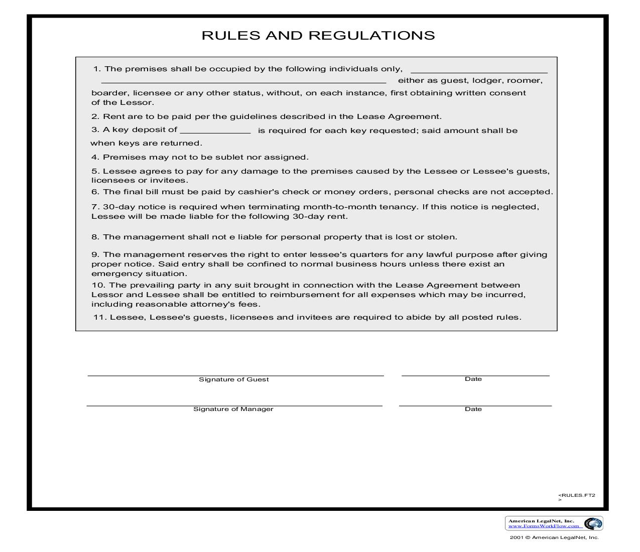 Rules And Regulations | Pdf Fpdf Doc Docx | Business Forms