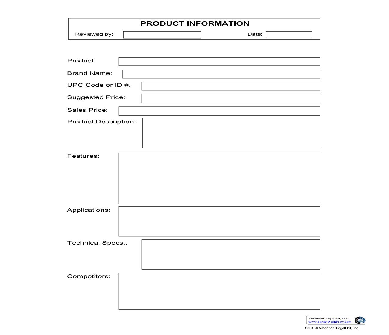 Product Information | Pdf Fpdf Doc Docx | Business Forms