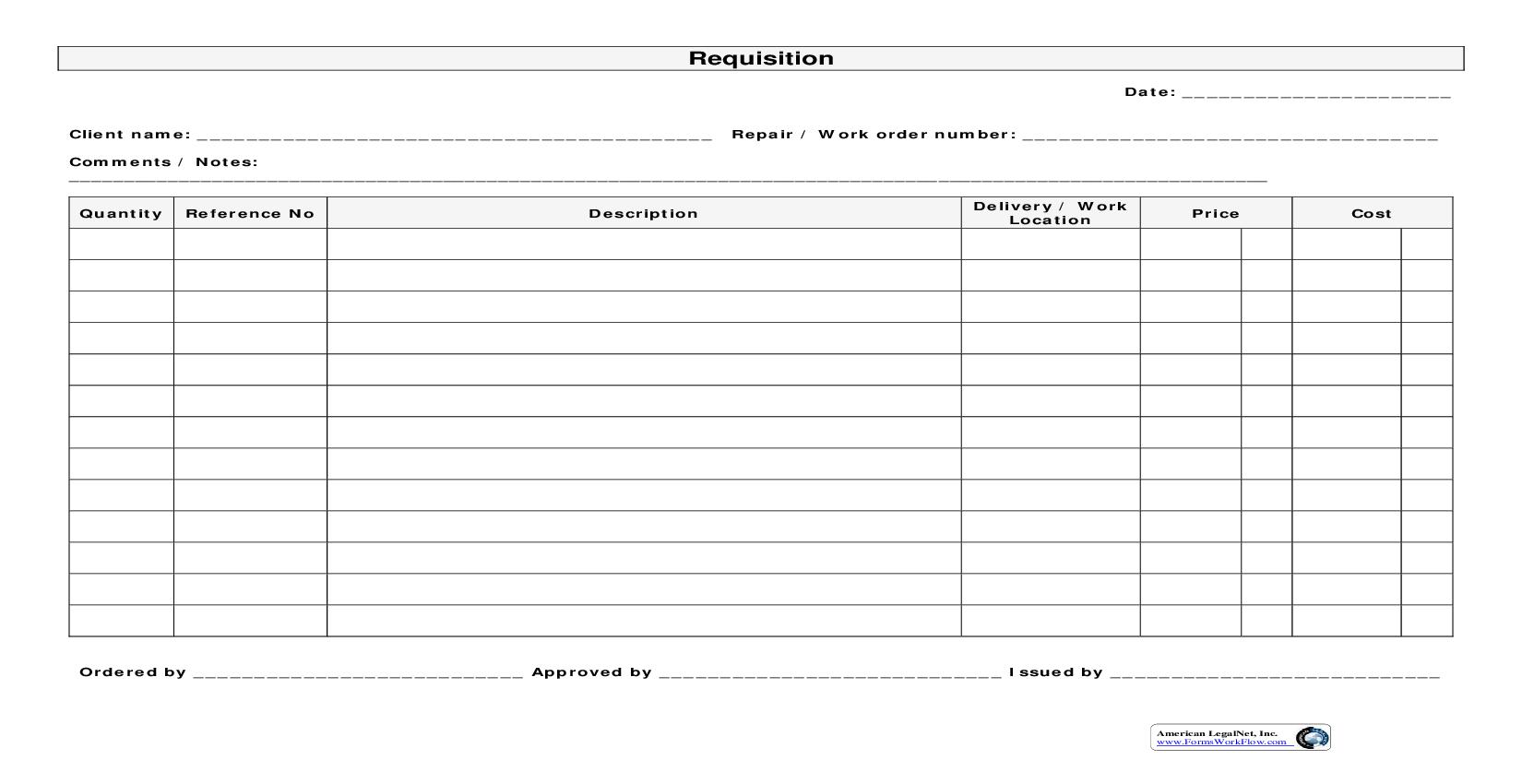 Requisition | Pdf Fpdf Doc Docx | Business Forms