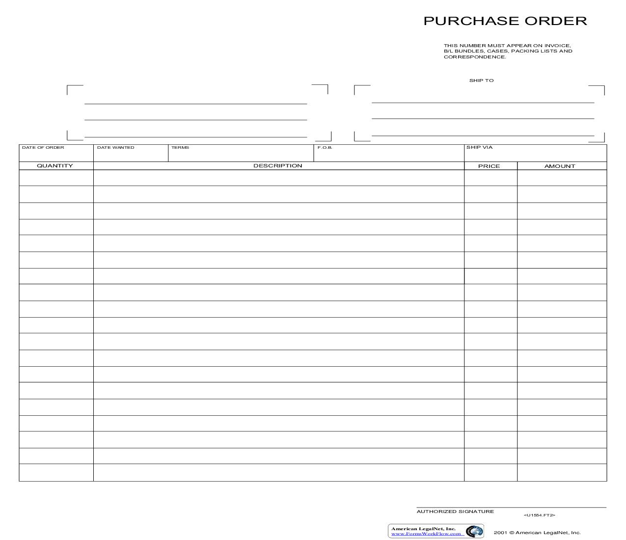 Purchase Order 2 | Pdf Fpdf Doc Docx | Business Forms