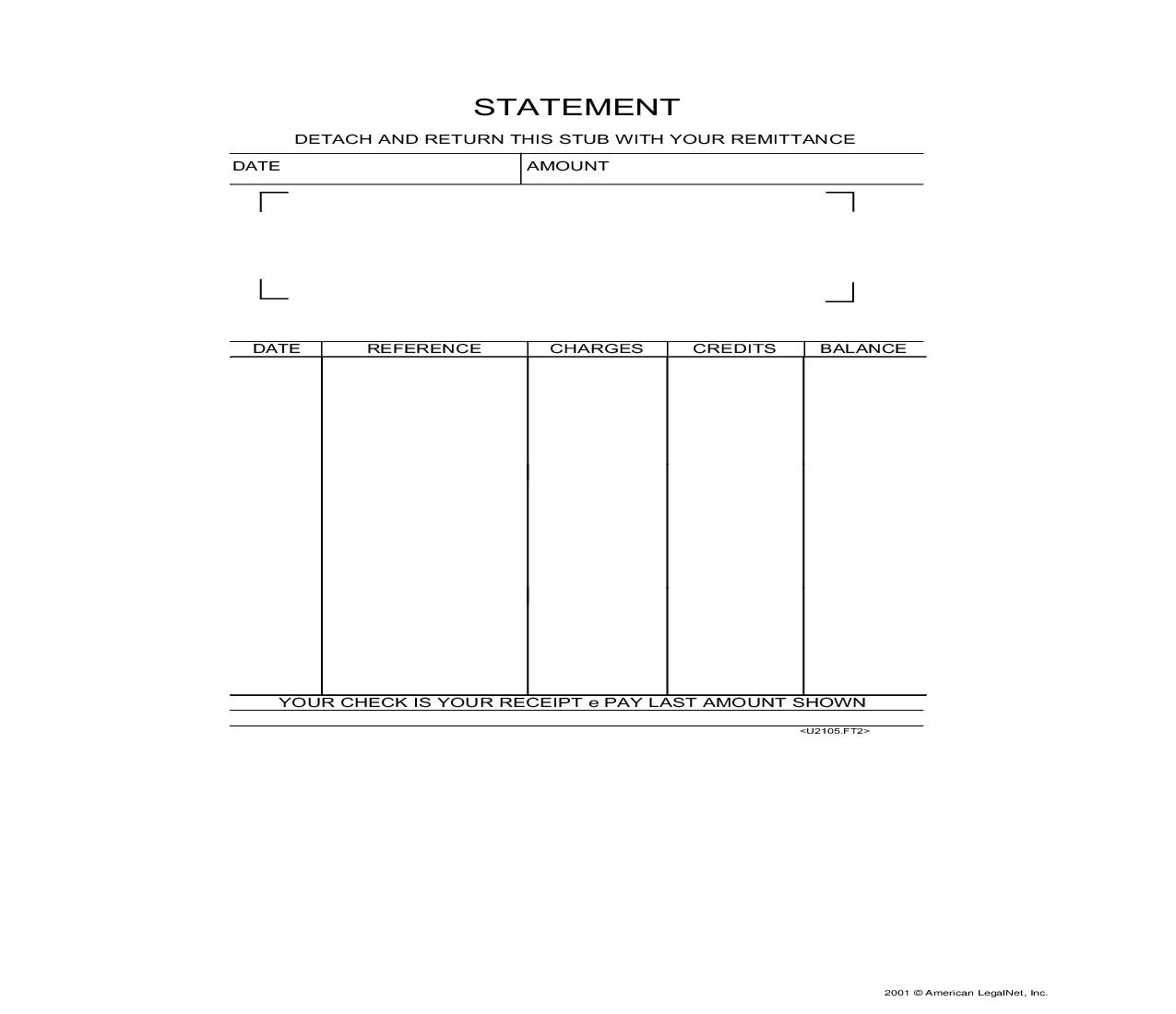 Statement | Pdf Fpdf Docx | Business Forms