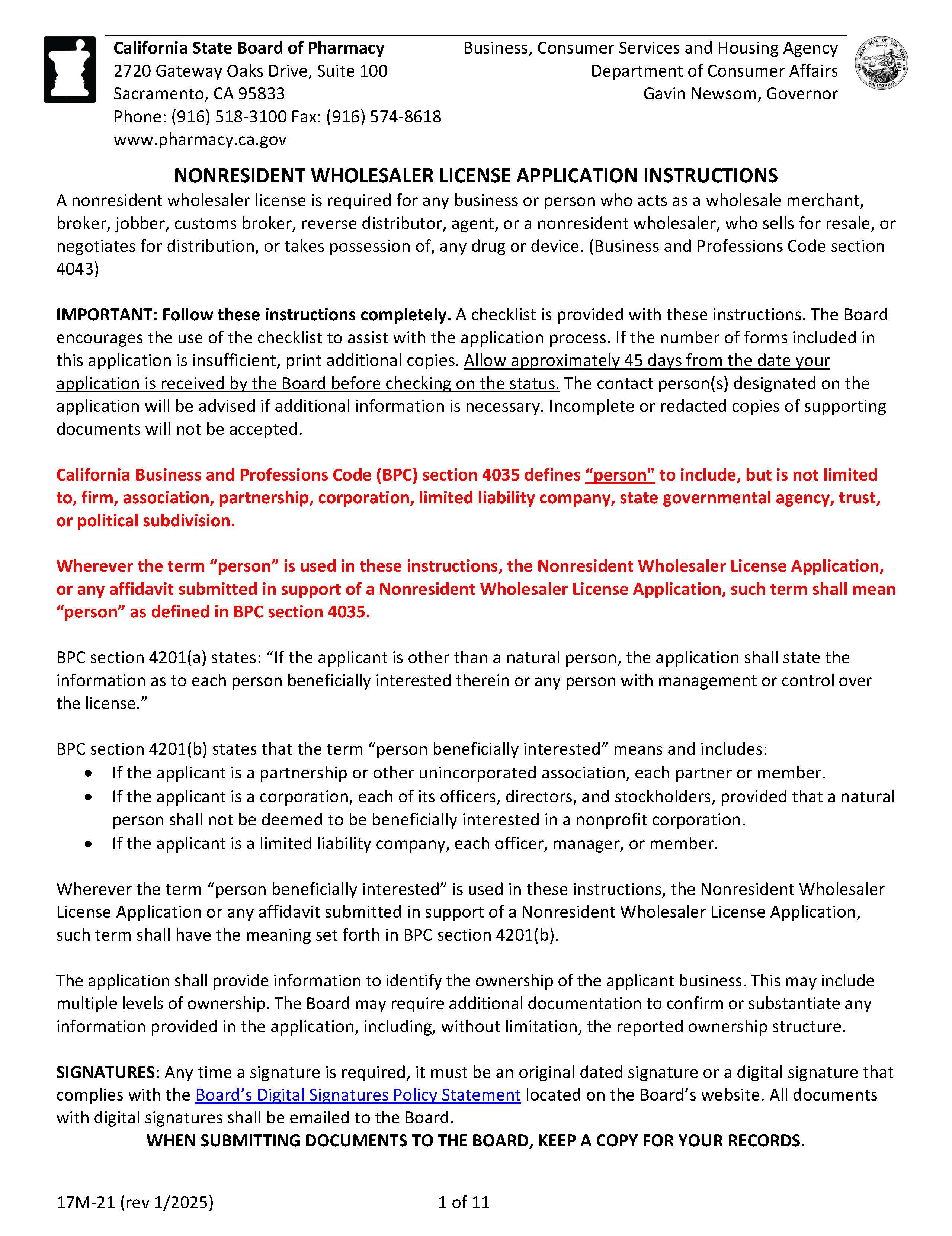 Close Corporation Instructions {17M-21} | Pdf Fpdf Docx | California
