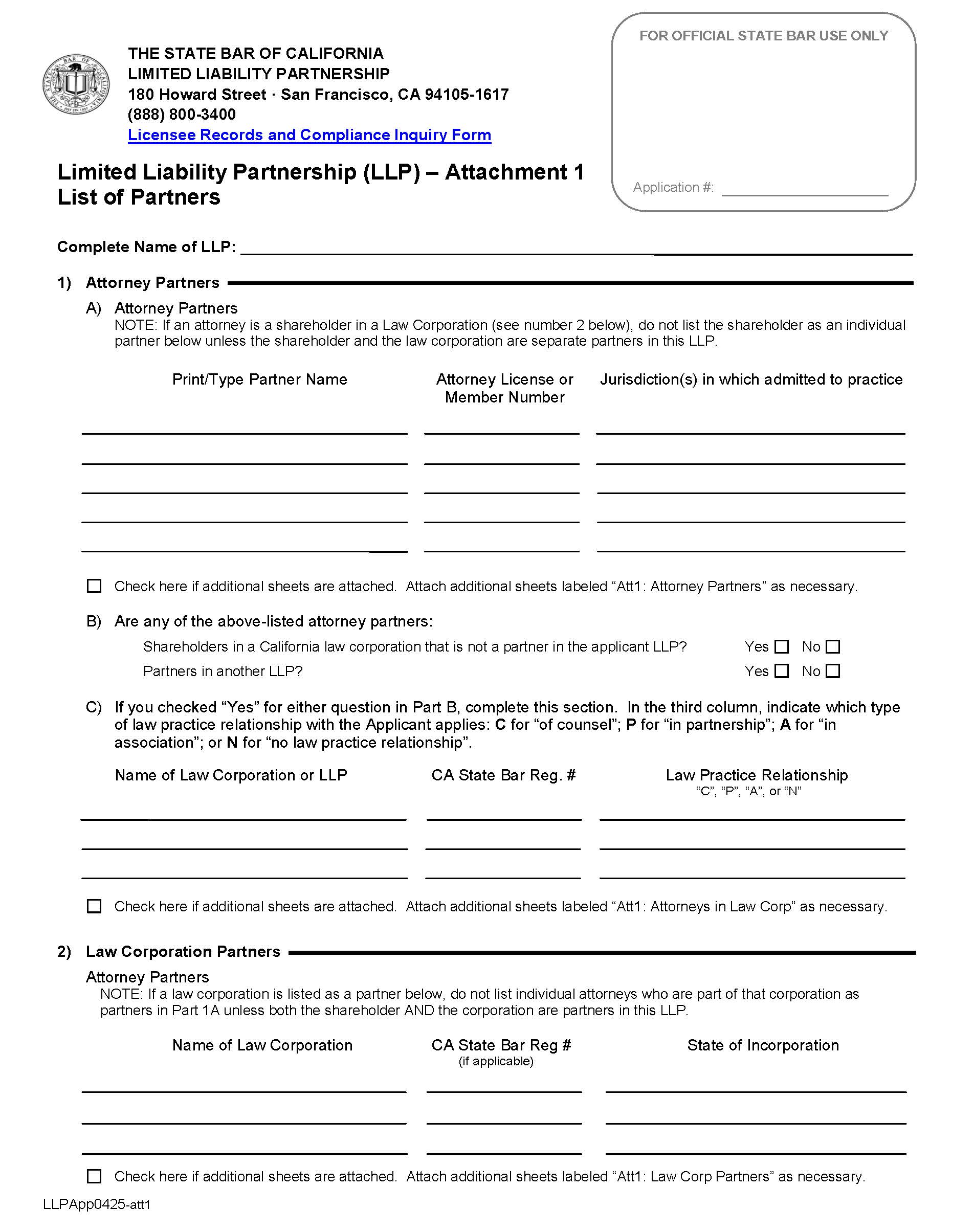 Attachment 1 Certificate Of Registration Support Application | Pdf Fpdf Doc Docx | California