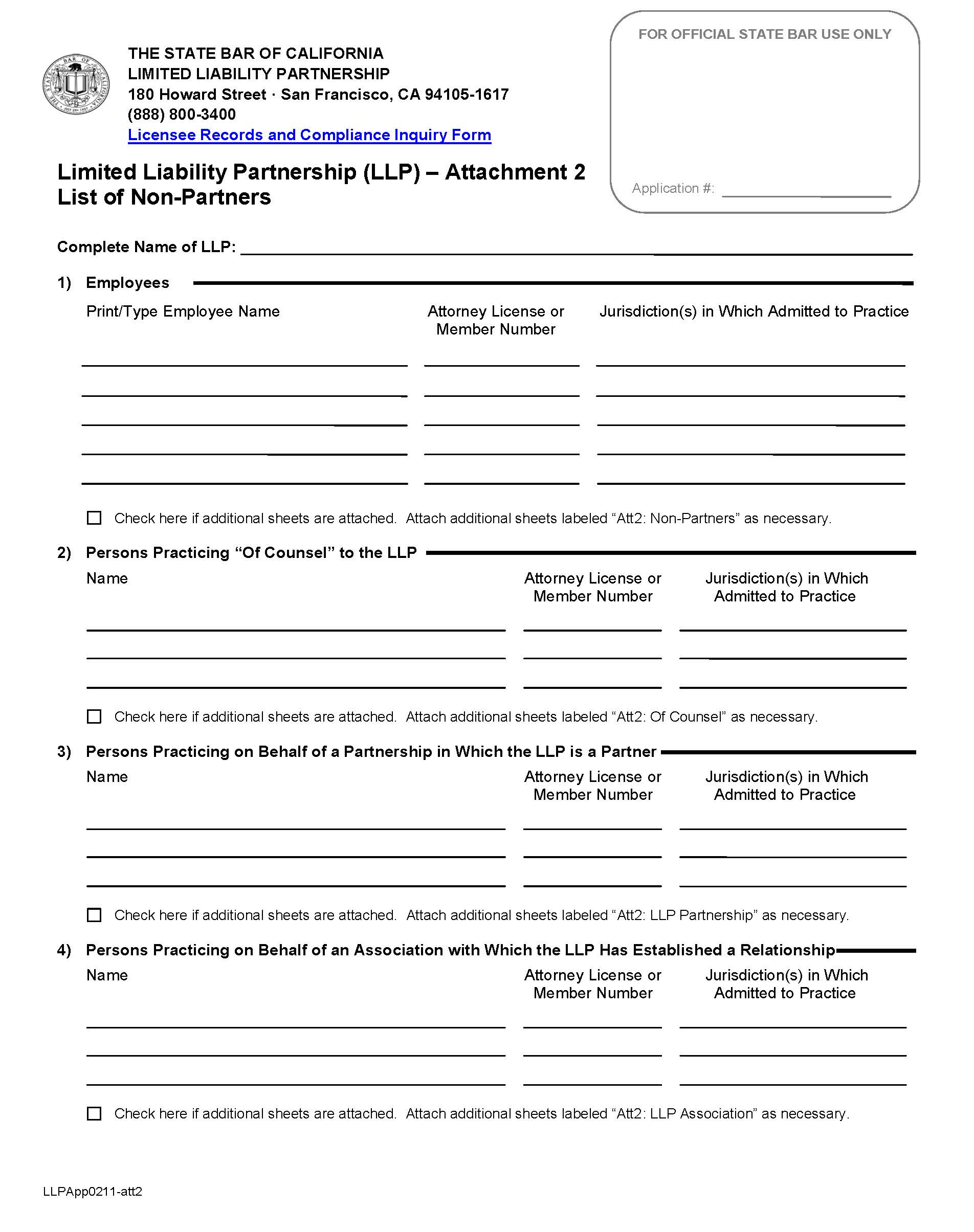 Attachment 2 Certificate Of Registration Support Application | Pdf Fpdf Doc Docx | California