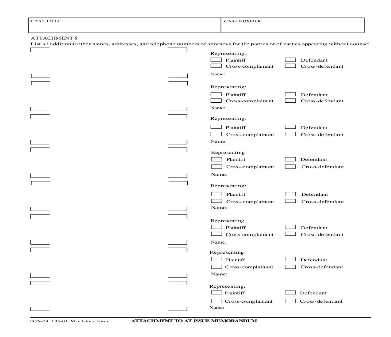 Attachment To At-Issue Memorandum {FGN-24} | Pdf Fpdf Doc Docx | California