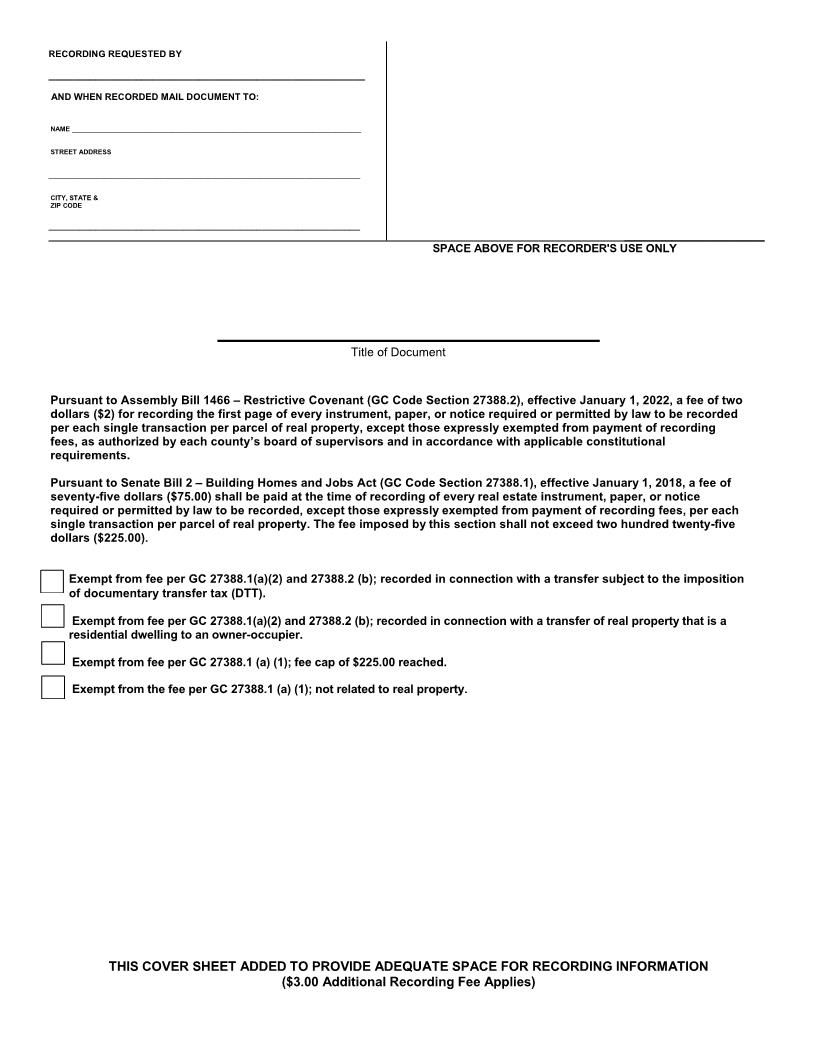 Cover Sheet Form | Pdf Fpdf Docx | California