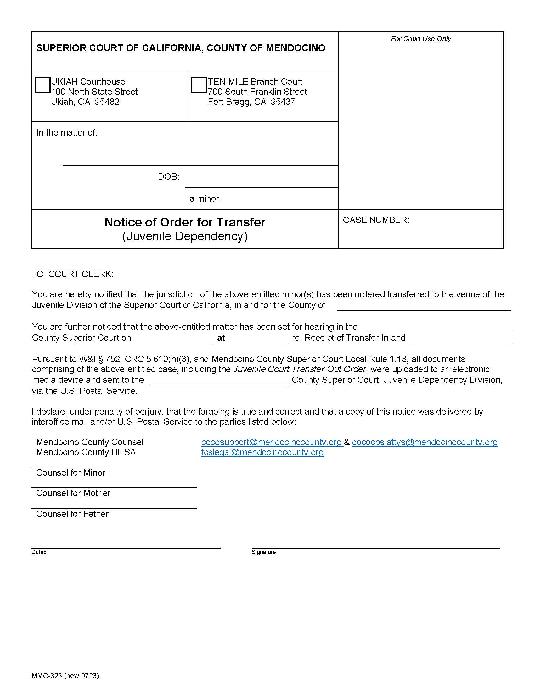 Transfer Out 300 (USB Drive) {MMC-323} | Pdf Fpdf Docx | California