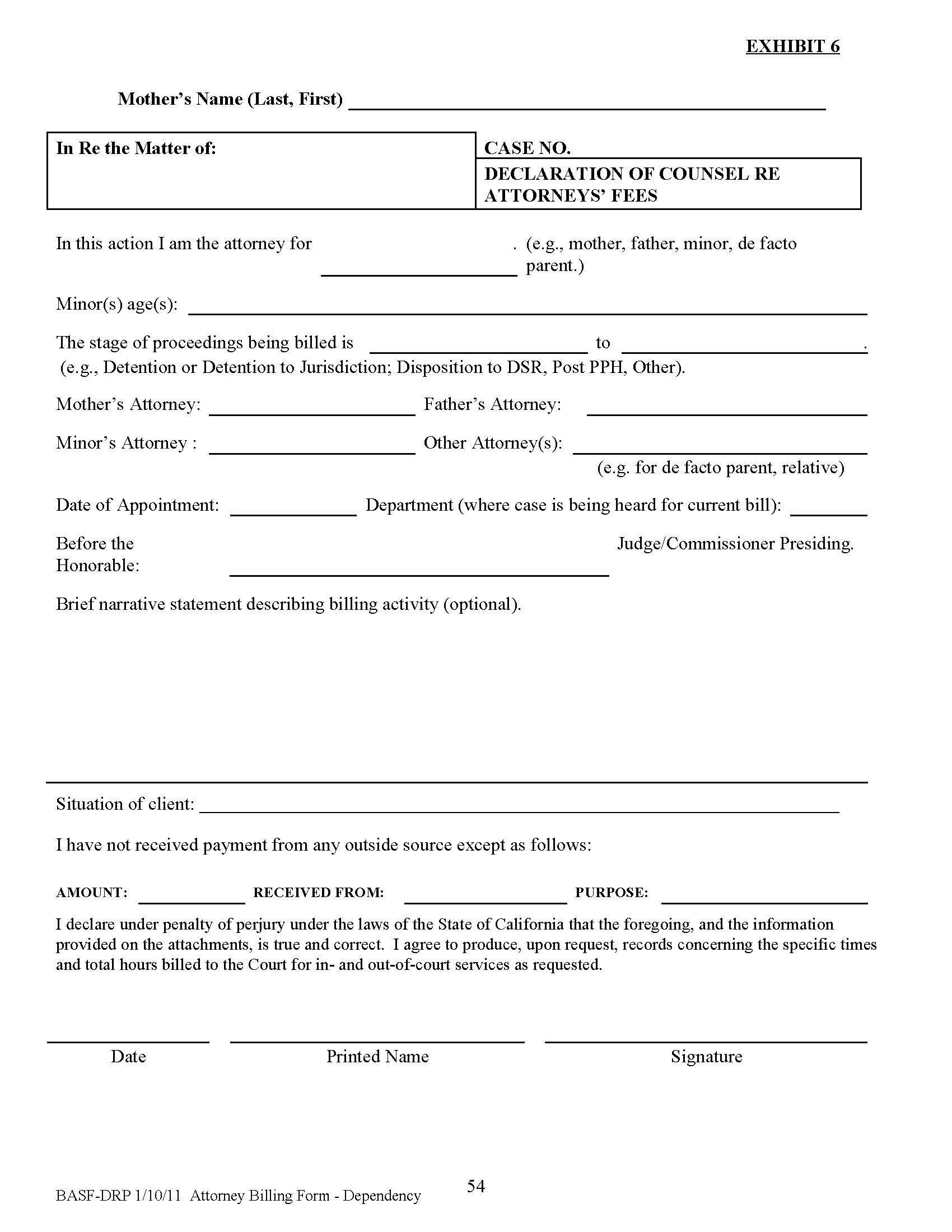 Declaration Of Counsel Re Attorneys Fees | Pdf Fpdf Doc Docx | California