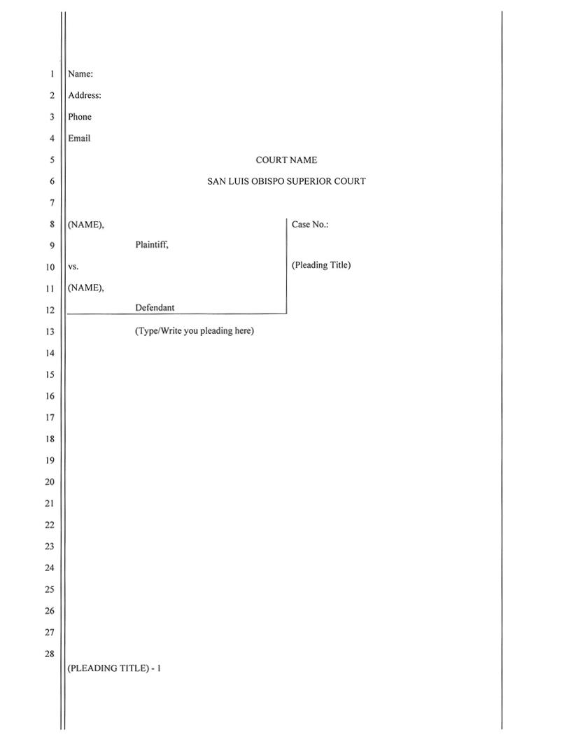 Cover Page | Pdf Fpdf Docx | California