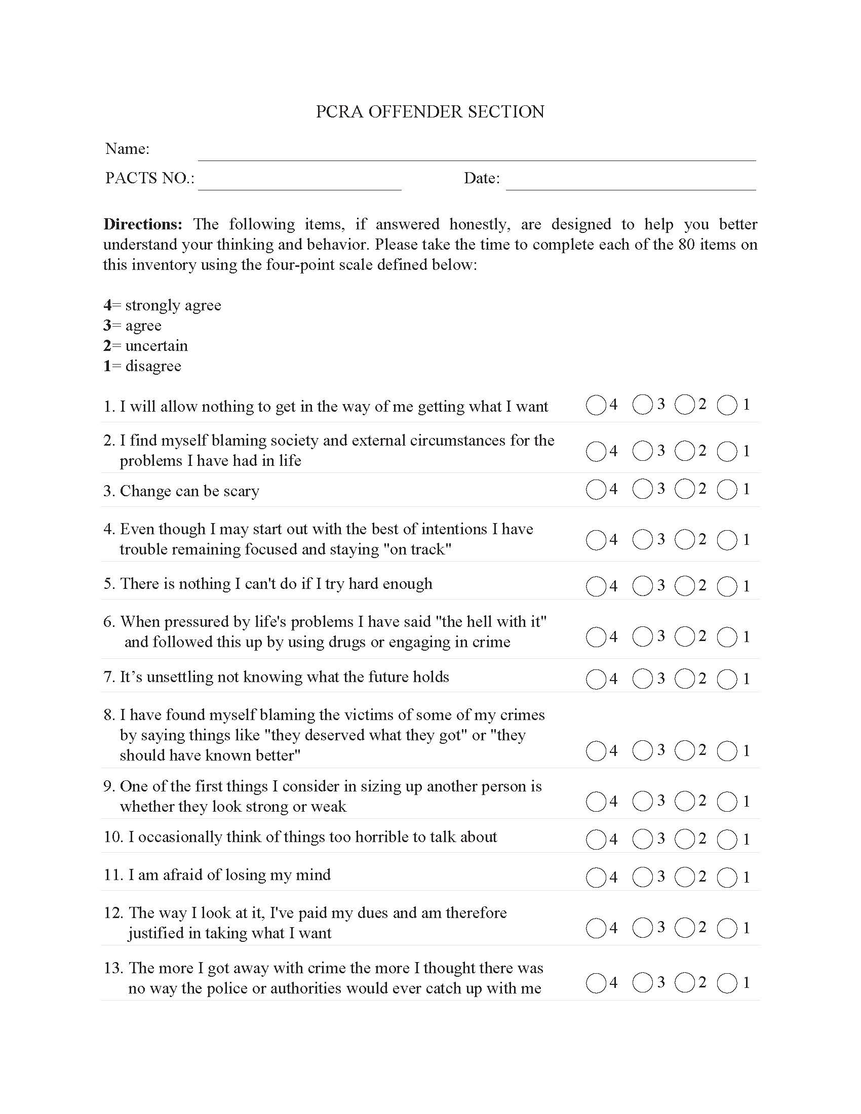 PCRA Offender | Pdf Fpdf Docx | California