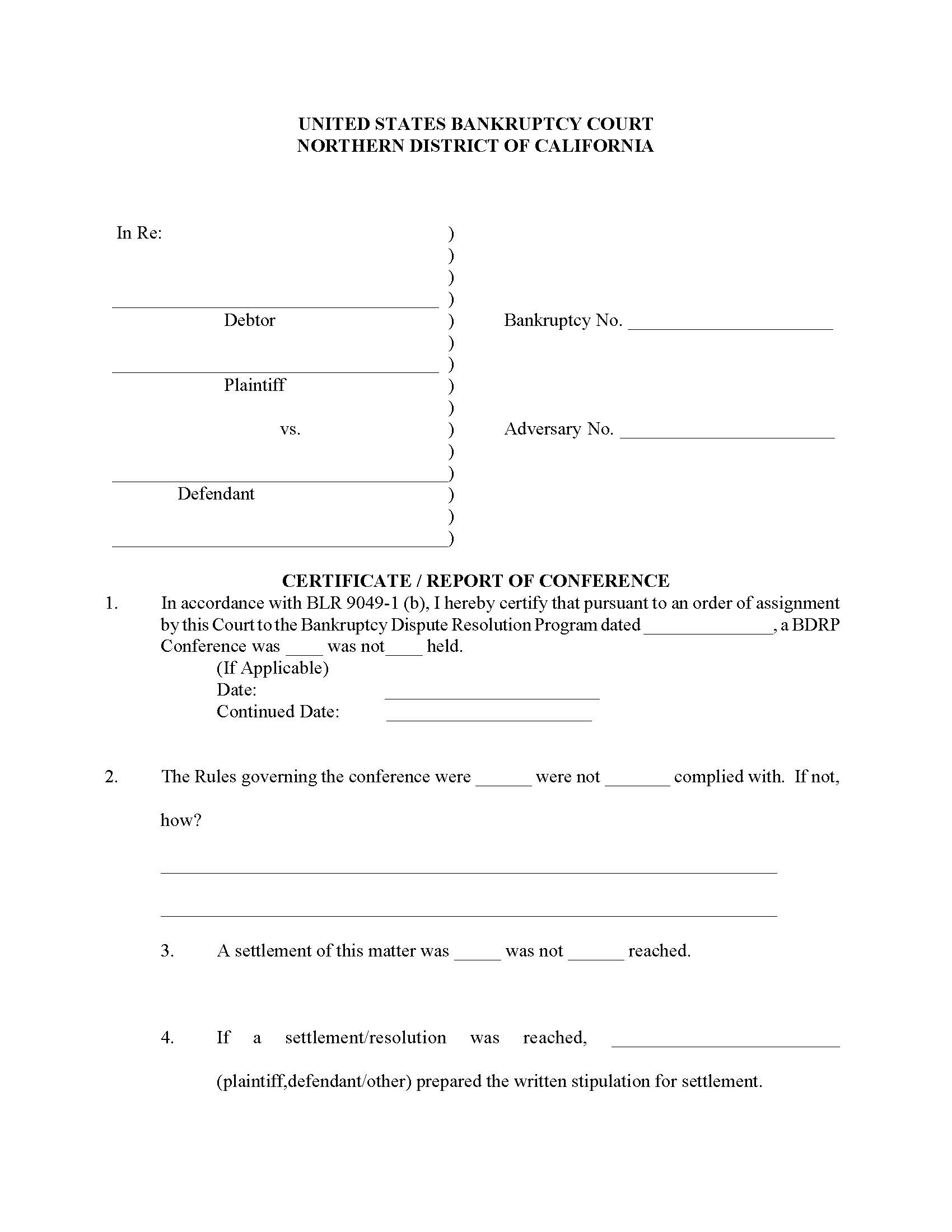 BDRP-Certificate-Report Of Conference | Pdf Fpdf Docx | California