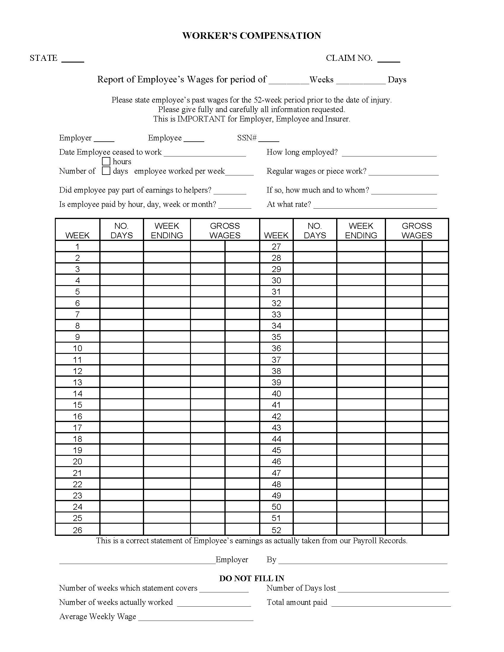 Report Of Employees Wages | Pdf Fpdf Docx | Connecticut