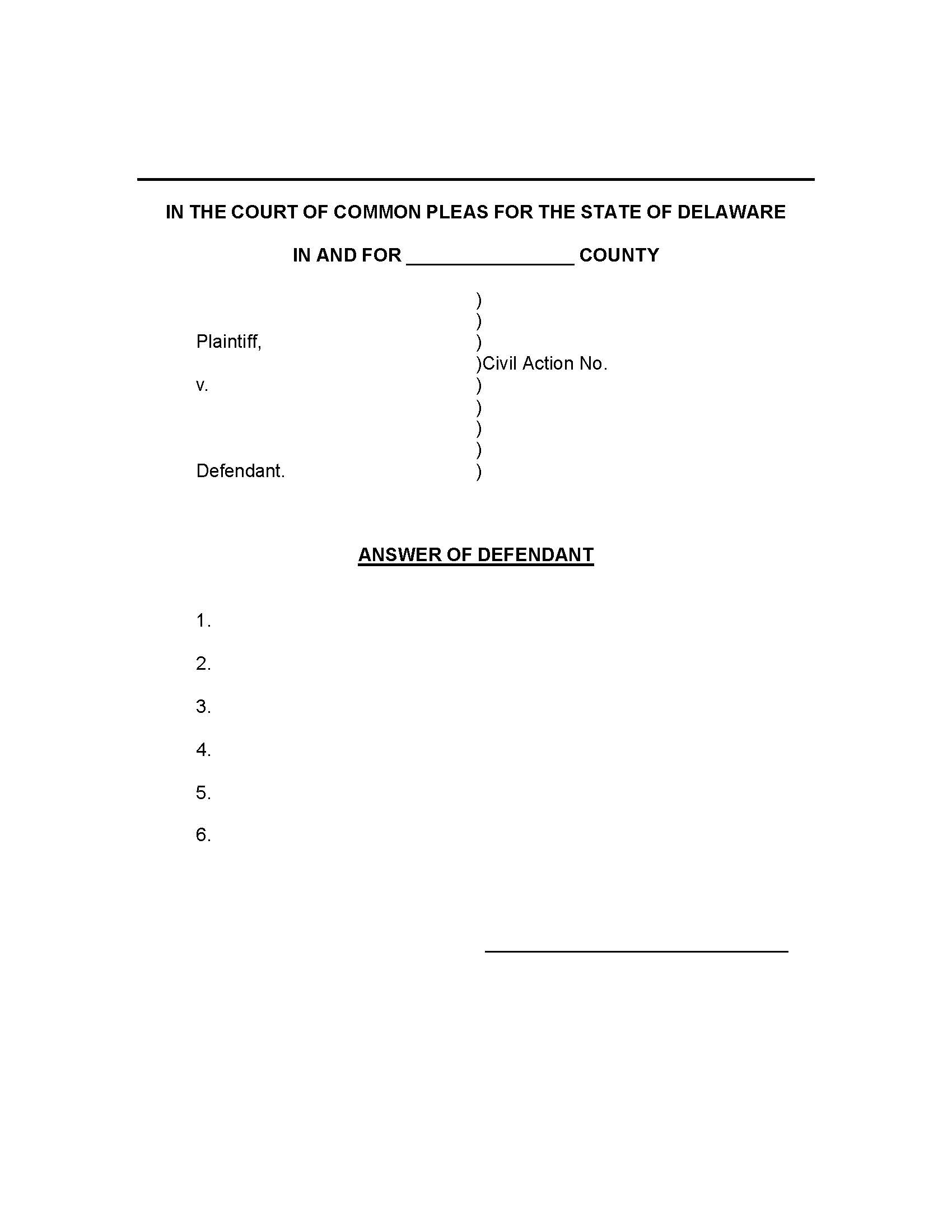 Answer For JP Appeal | Pdf Fpdf Doc Docx | Delaware