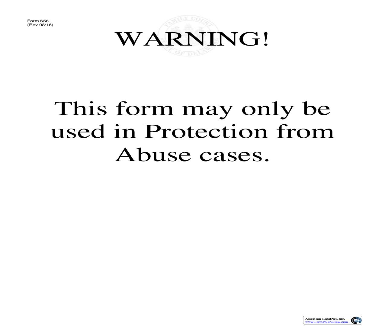 Affidavit For Emergency Expedited Hearing {656} | Pdf Fpdf Doc Docx | Delaware