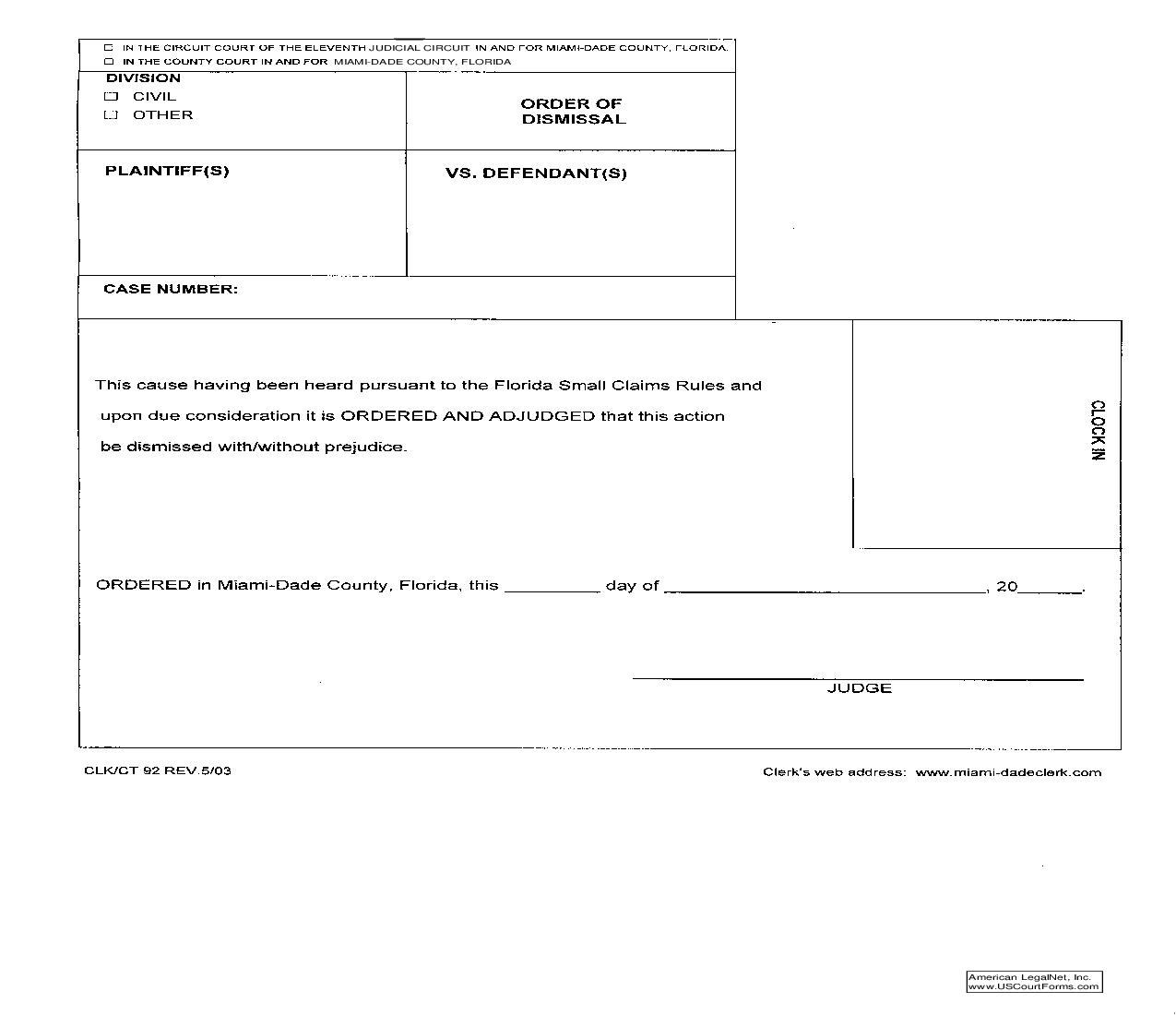 Order Of Dismissal {92} | Pdf Fpdf Doc Docx | Florida