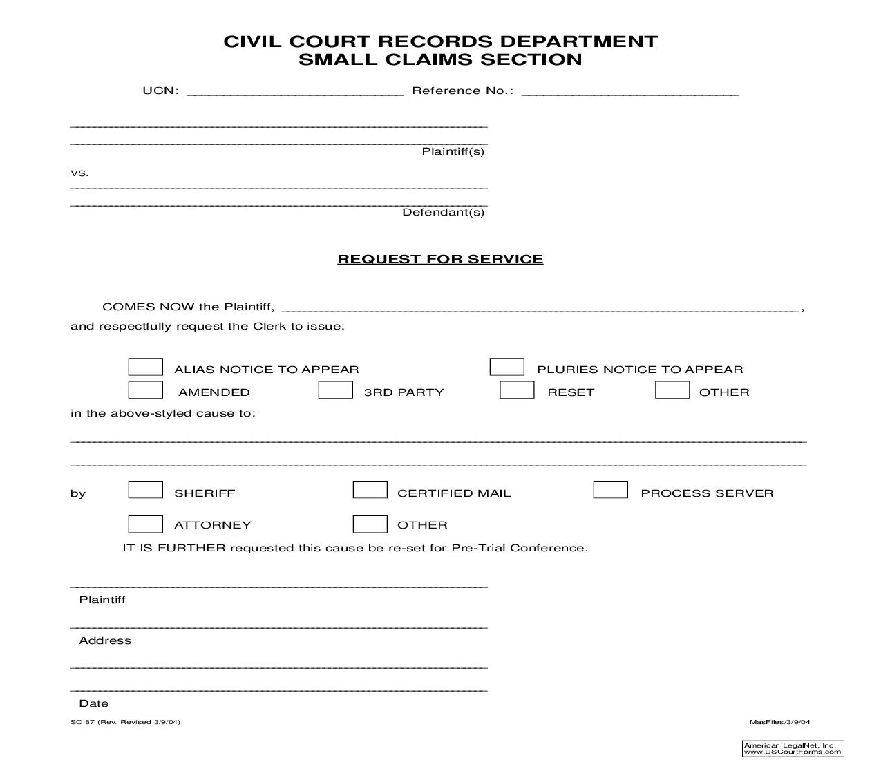 Request For Service (Pinellas) | Pdf Fpdf Doc Docx | Florida