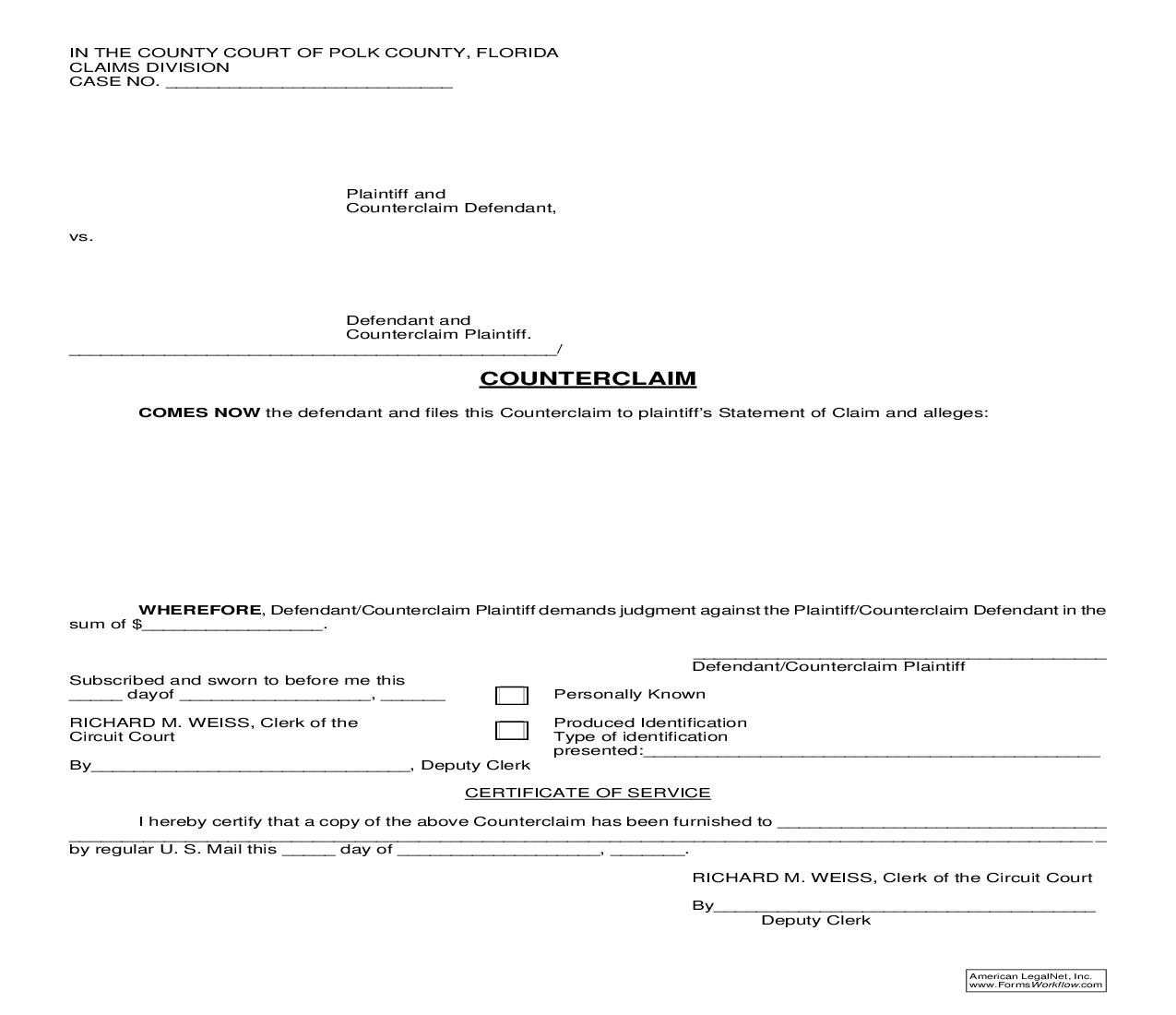 Counterclaim | Pdf Fpdf Doc Docx | Florida
