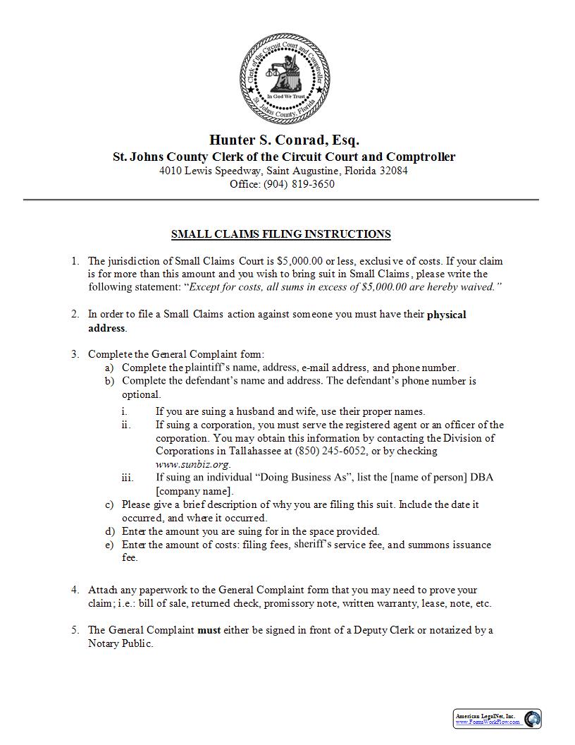 General Complaint | Pdf Fpdf Docx | Florida