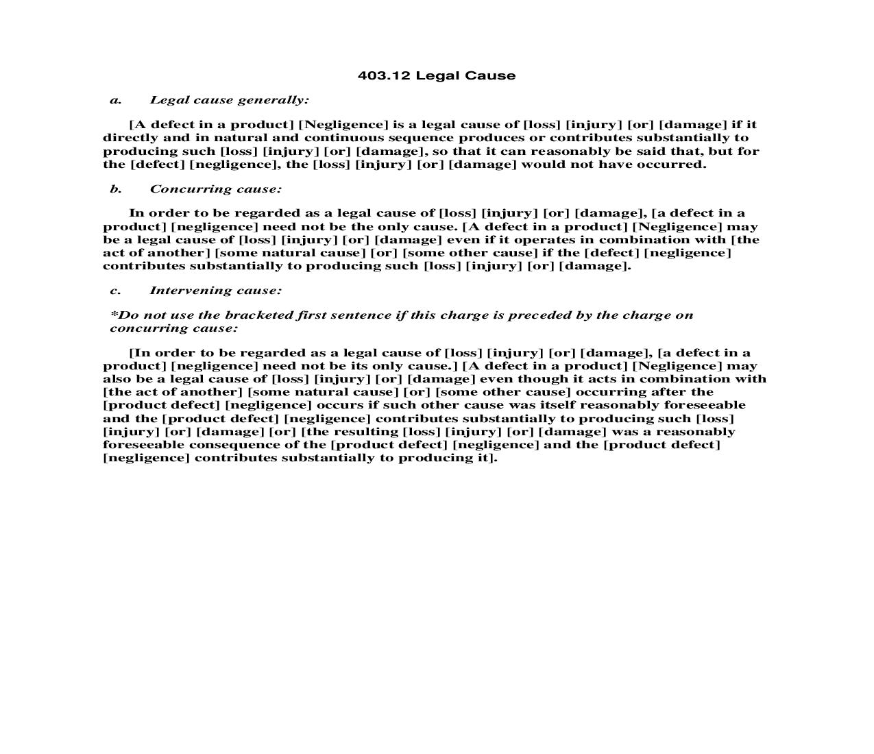 403.12 Legal Cause | Pdf Doc Docx | Florida_JI