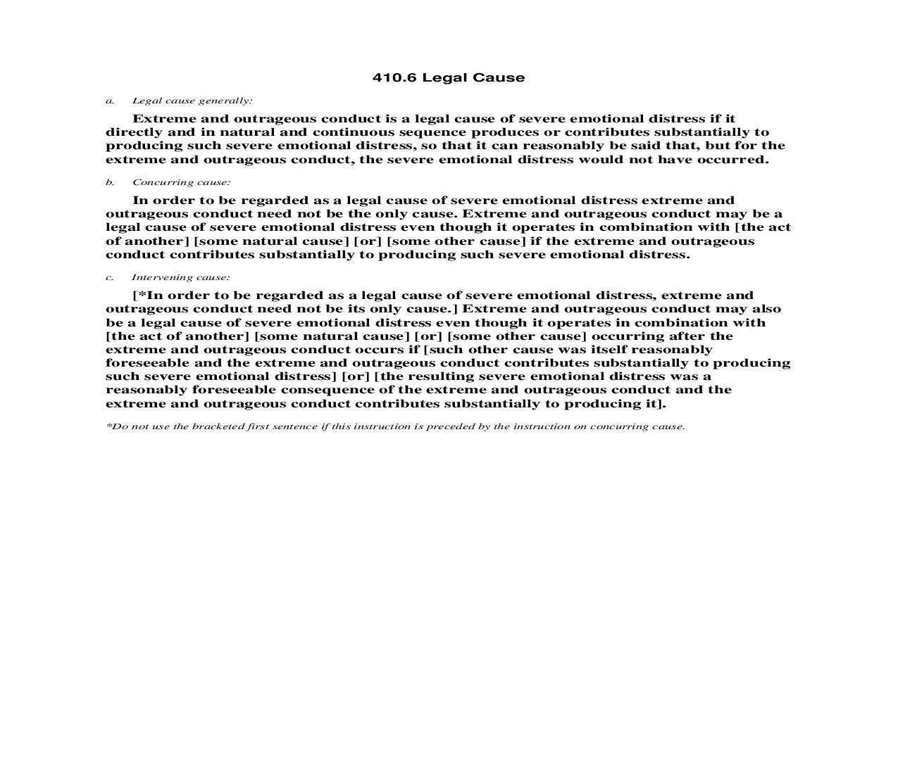 410.6 Legal Cause | Pdf Doc Docx | Florida_JI