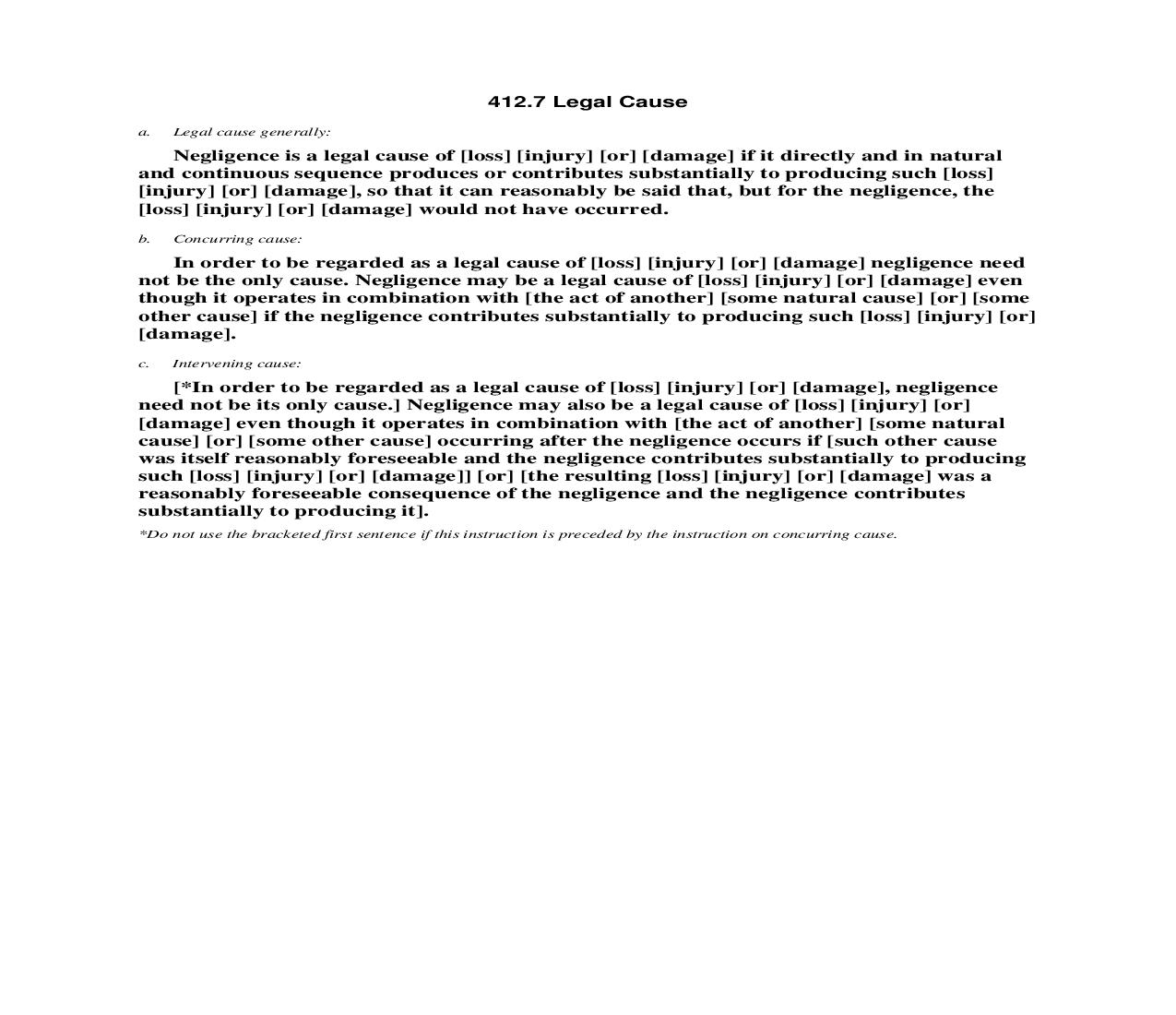 412.7 Legal Cause | Pdf Doc Docx | Florida_JI