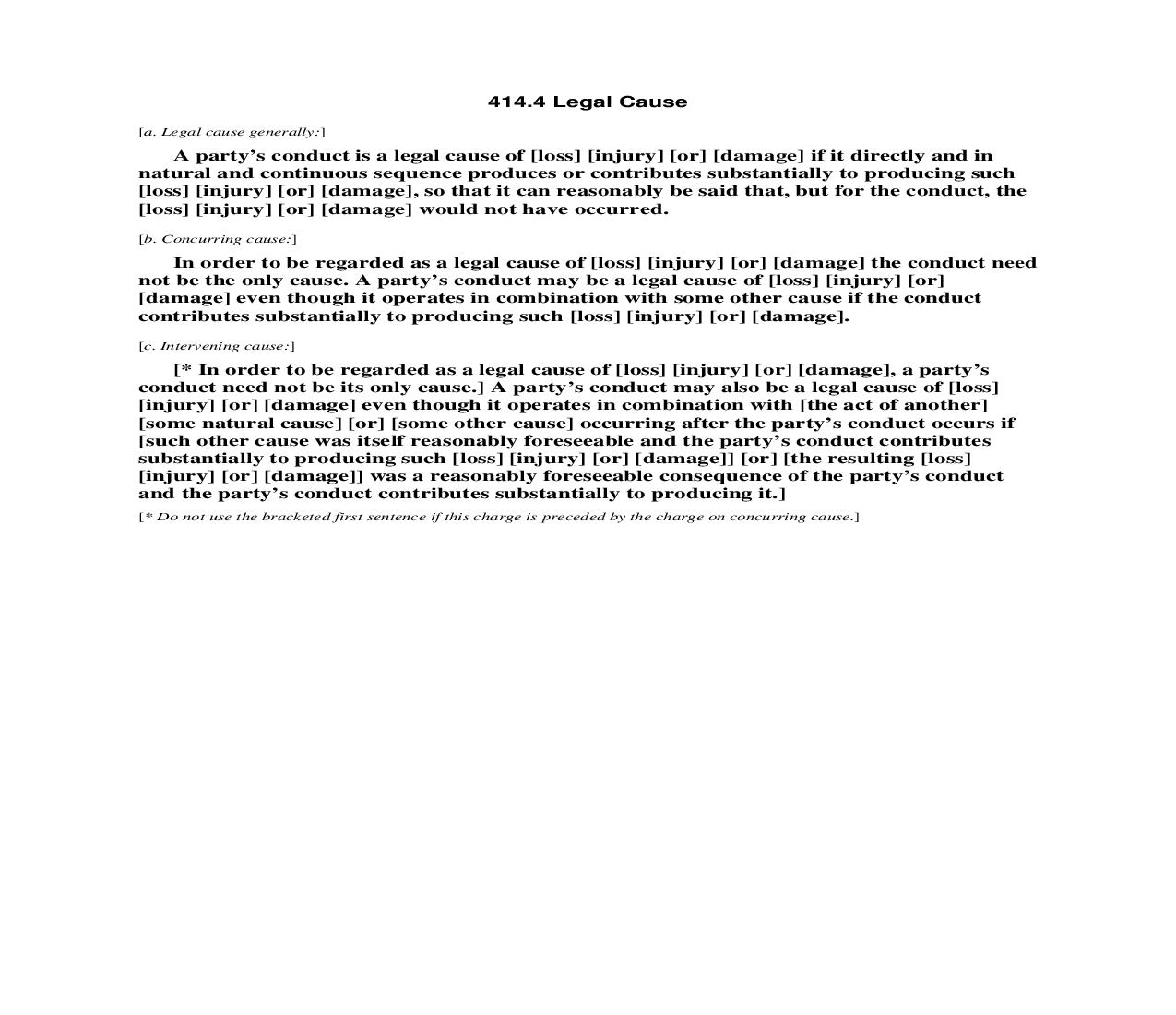 414.4 Legal Cause | Pdf Doc Docx | Florida_JI