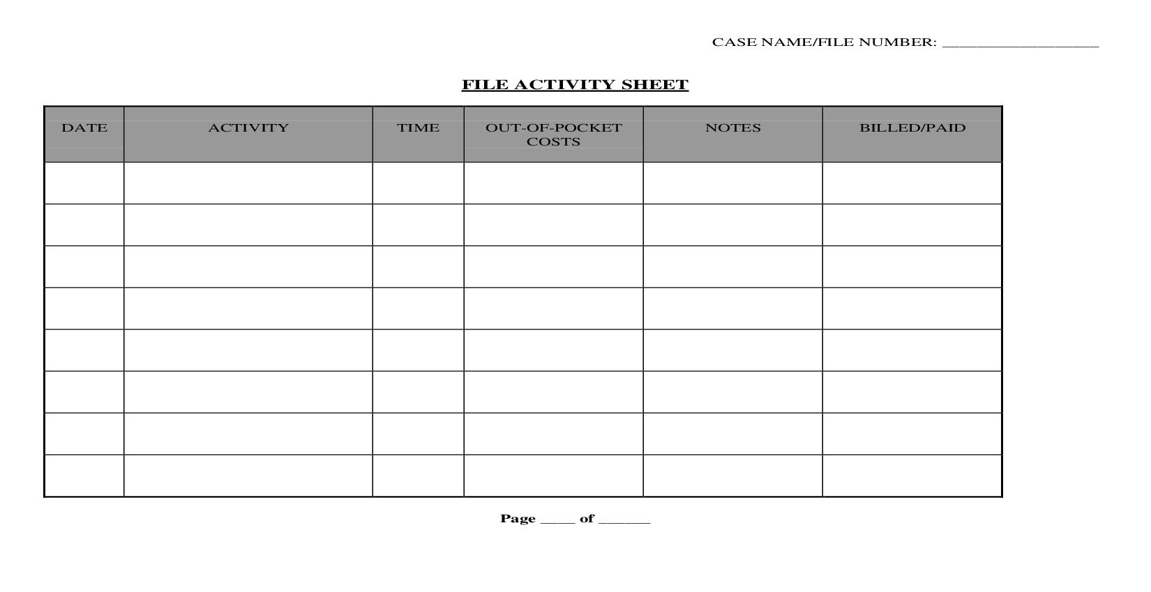 File Activity Sheet | Pdf Fpdf Doc Docx | Georgia