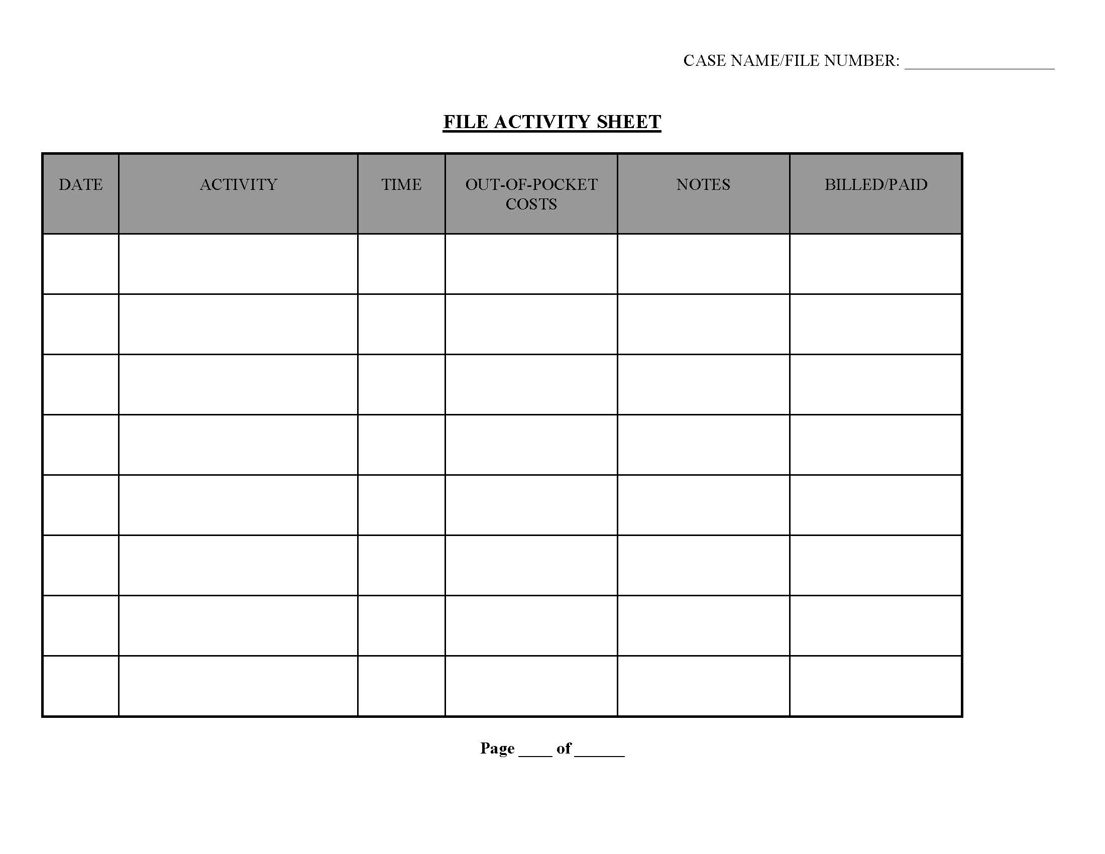 File Activity Sheet | Pdf Fpdf Doc Docx | Georgia