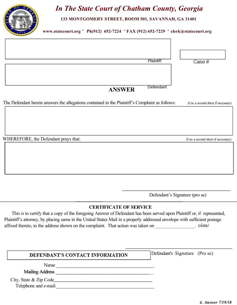 Answer | Pdf Fpdf Docx | Georgia