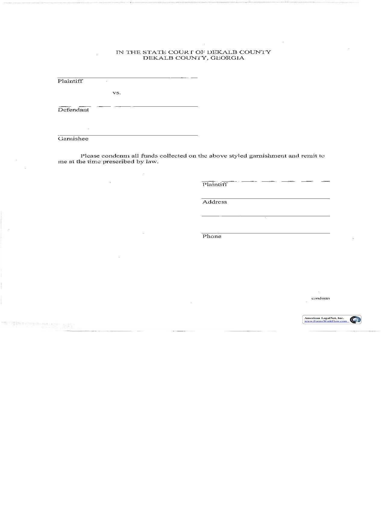 Condemn | Pdf Fpdf Doc Docx | Georgia