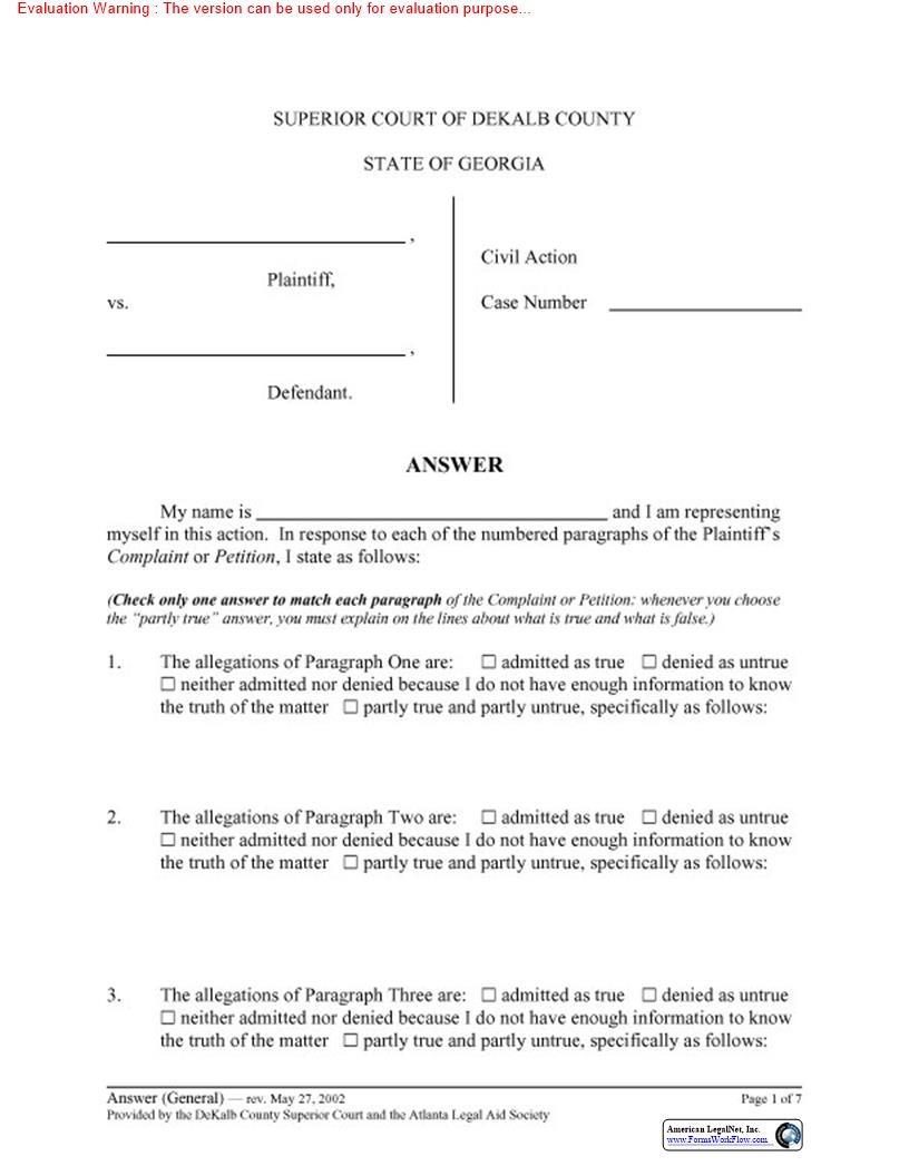 Answer | Pdf Fpdf Doc Docx | Georgia