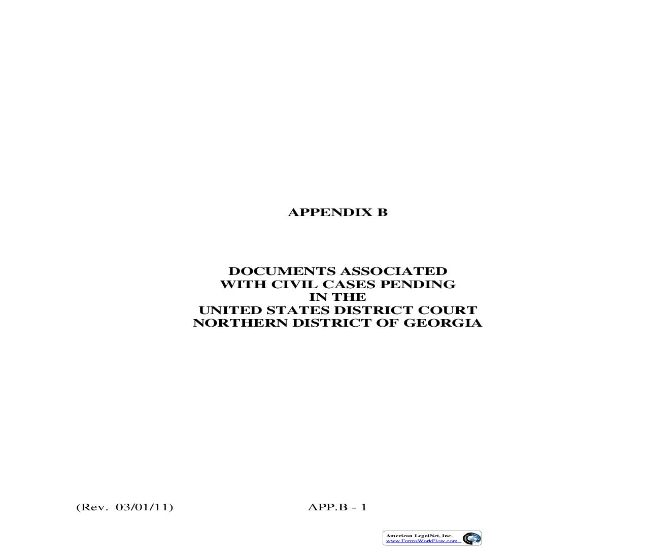 Documents Associated With Civil Cases Pending In US District Court | Pdf Fpdf Doc Docx | Georgia