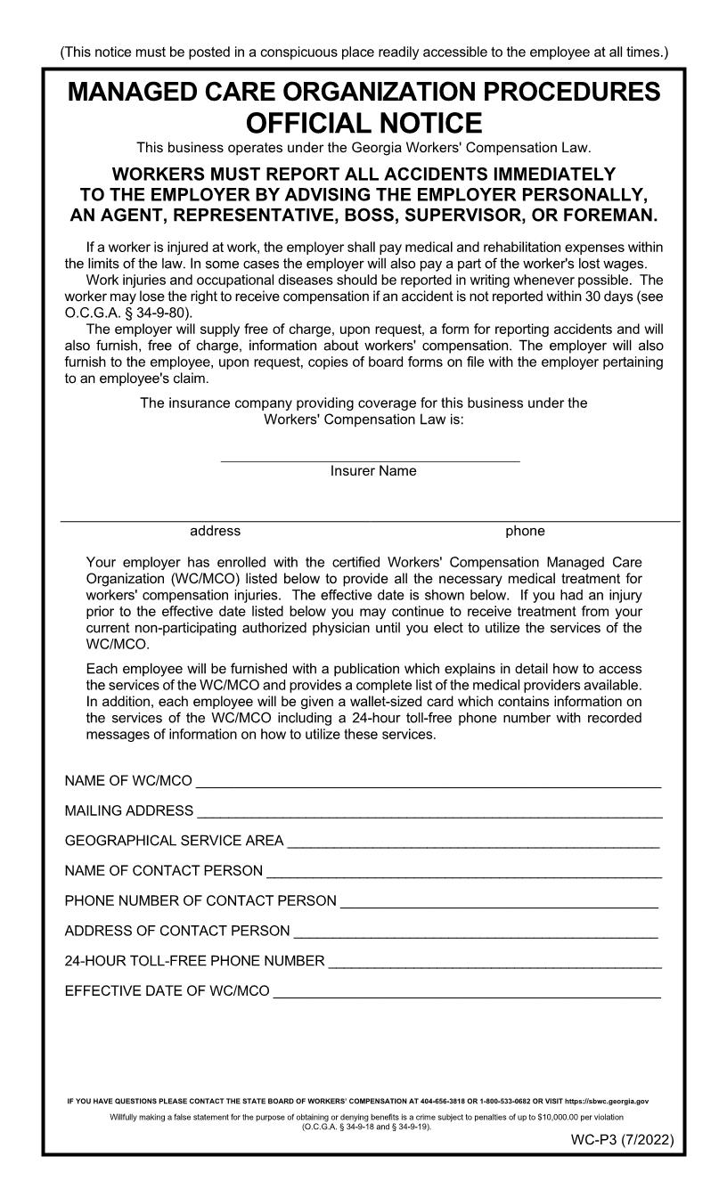 WC-MCO Panel {WC-P3} | Pdf Fpdf Doc Docx | Georgia