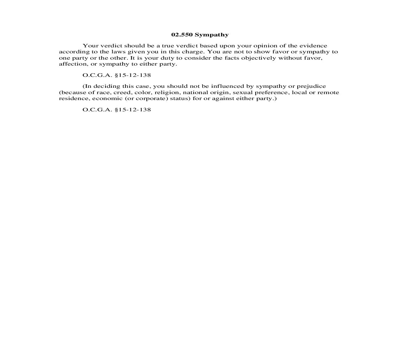 02.550 Sympathy | Pdf Doc Docx | Georgia_JI