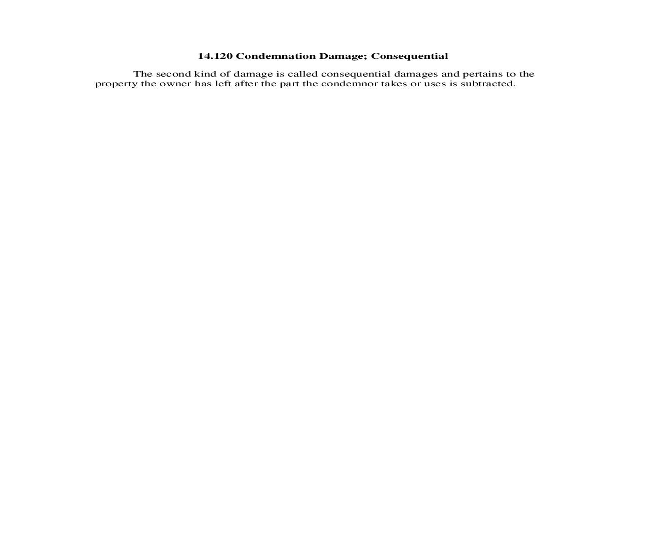 14.120 Condemnation Damage; Consequential | Pdf Doc Docx | Georgia_JI