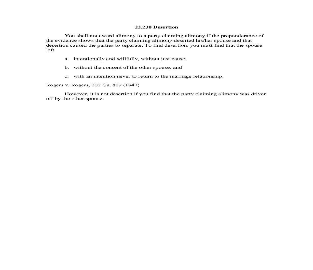 22.230 Desertion | Pdf Doc Docx | Georgia_JI