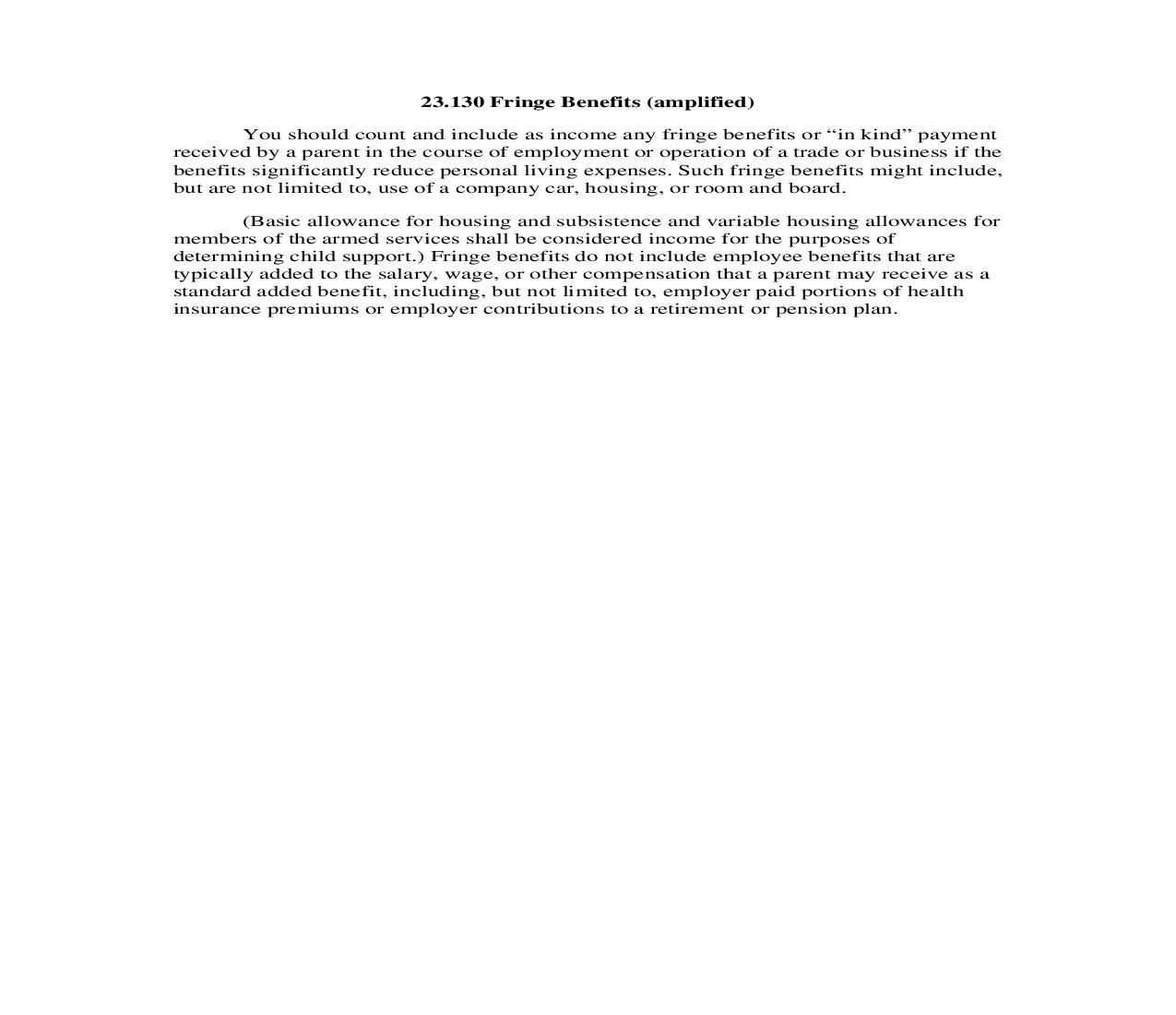 23.130 Fringe Benefits (amplified) | Pdf Doc Docx | Georgia_JI