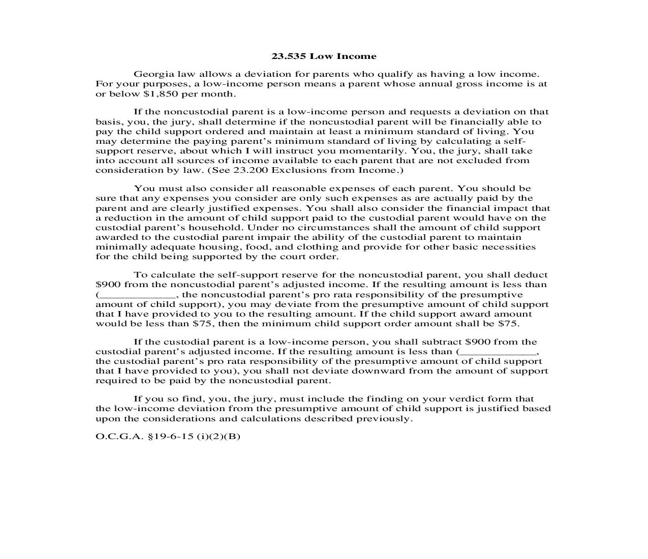 23.535 Low Income | Pdf Doc Docx | Georgia_JI