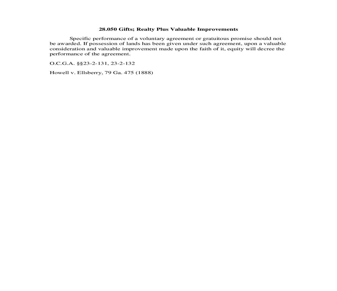 28.050 Gifts; Realty Plus Valuable Improvements | Pdf Doc Docx | Georgia_JI