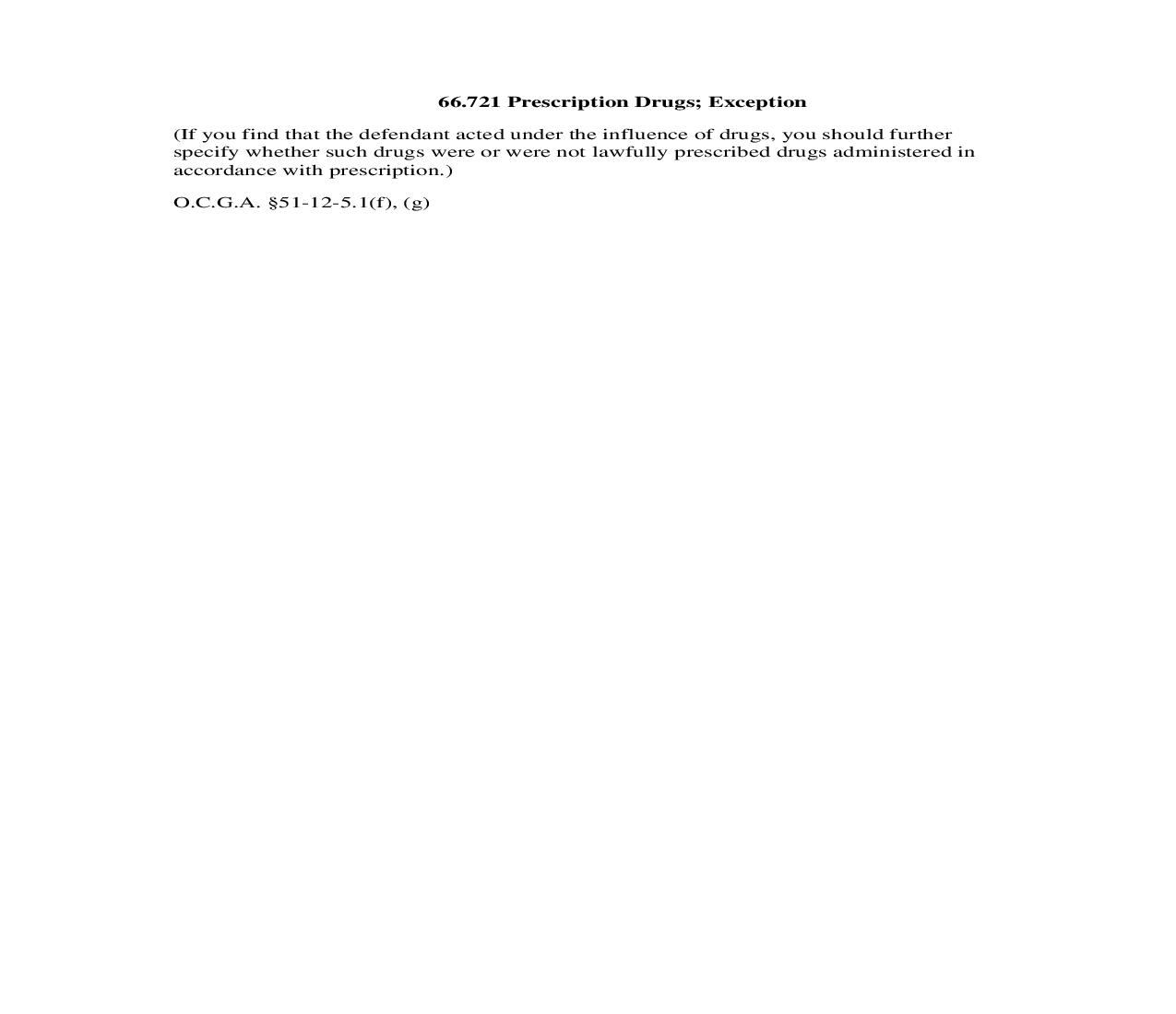 66.721 Prescription Drugs; Exception | Pdf Doc Docx | Georgia_JI