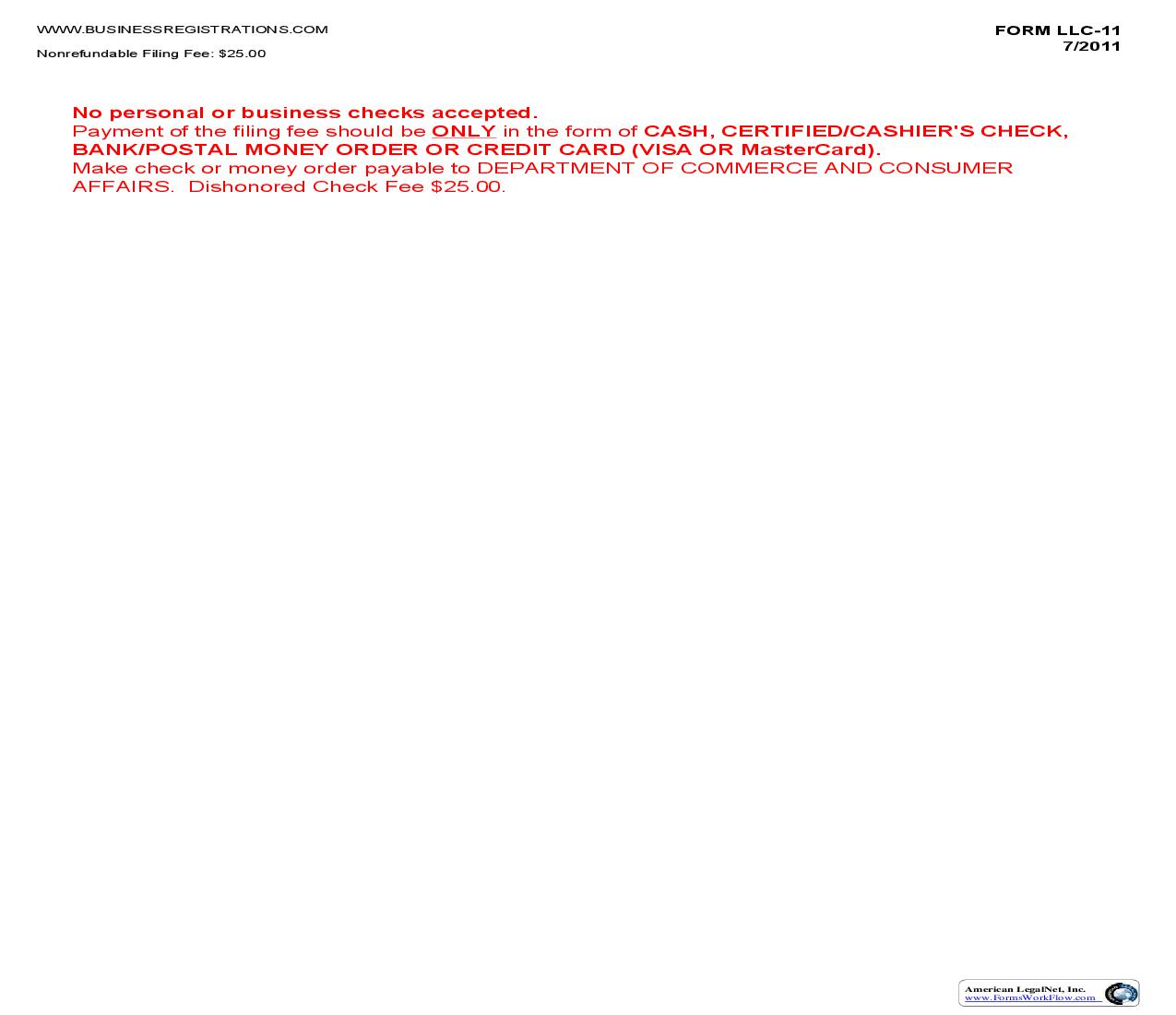 Articles Of Termination {LLC-11} | Pdf Fpdf Doc Docx | Hawaii